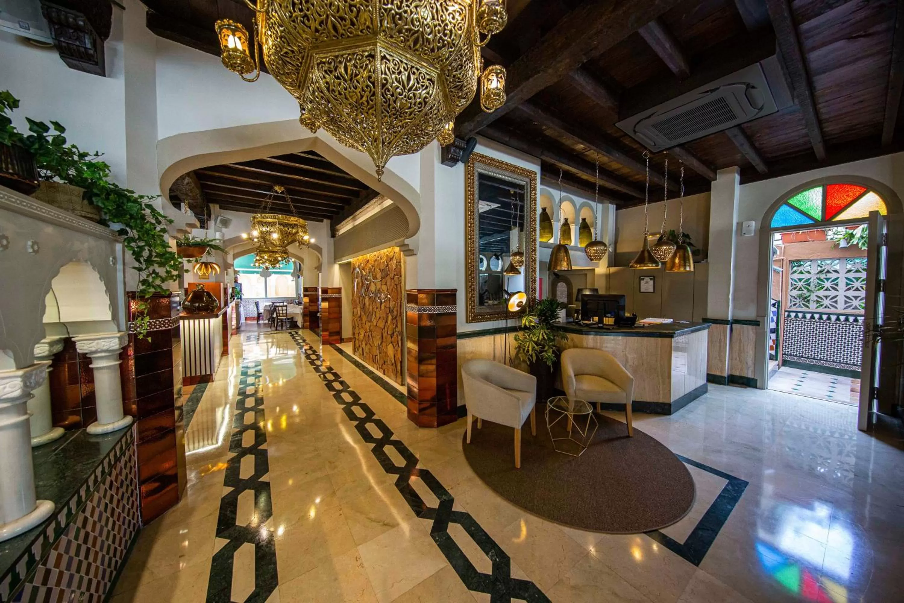 Lobby or reception in Hotel Casablanca