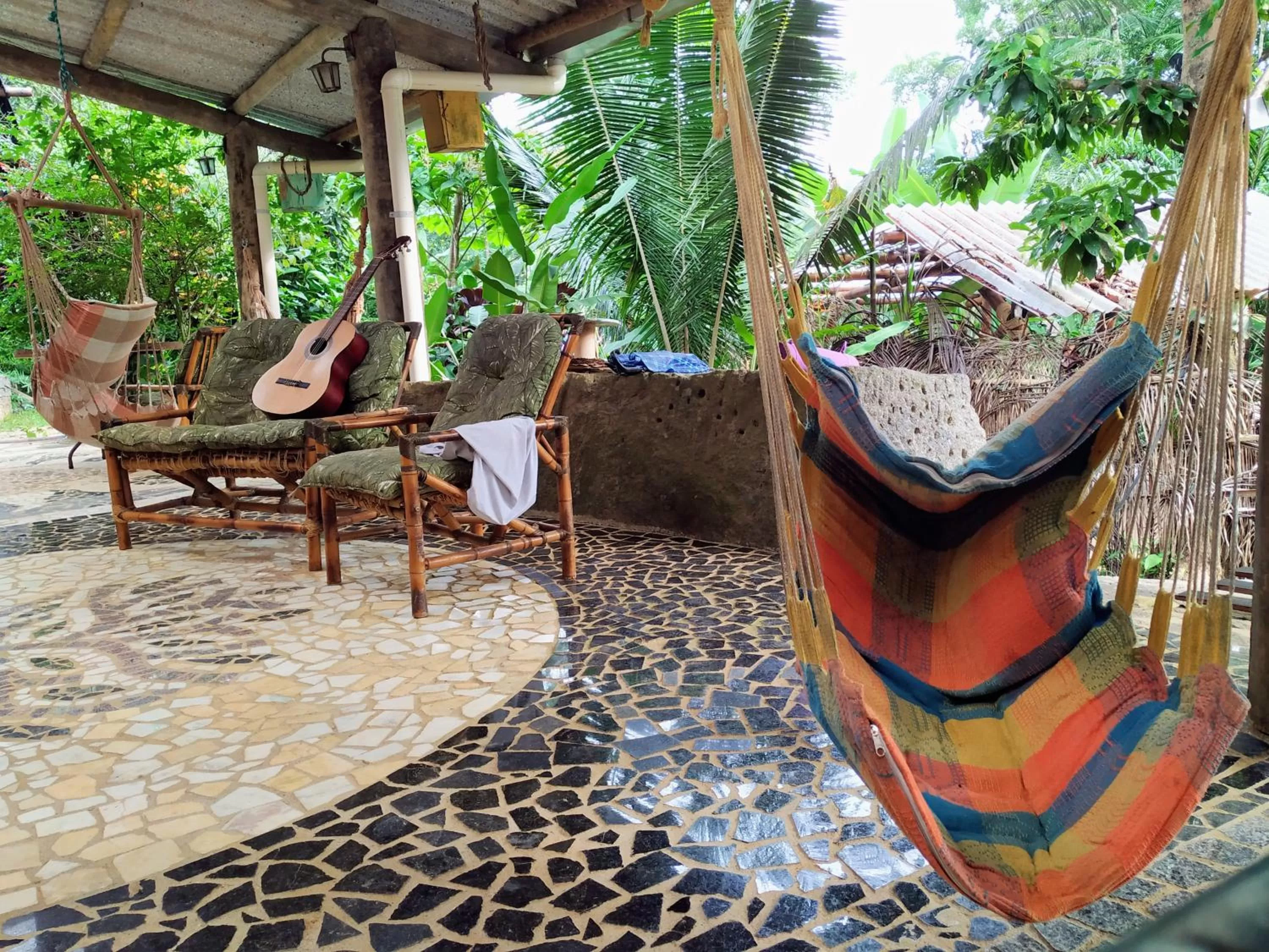 Seating area in Sitio Simple Life