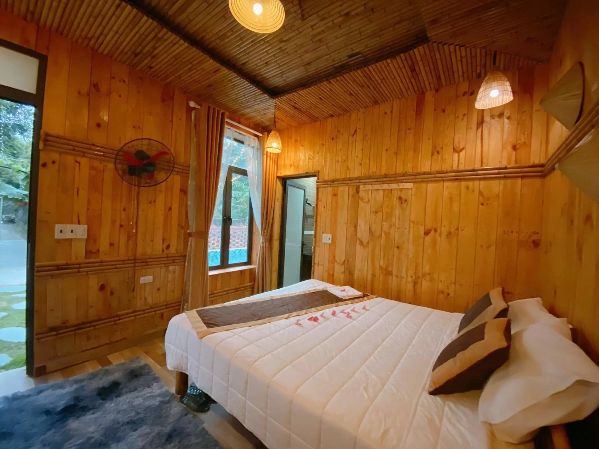 Bedroom, Bed in Trang An Moon Garden Homestay