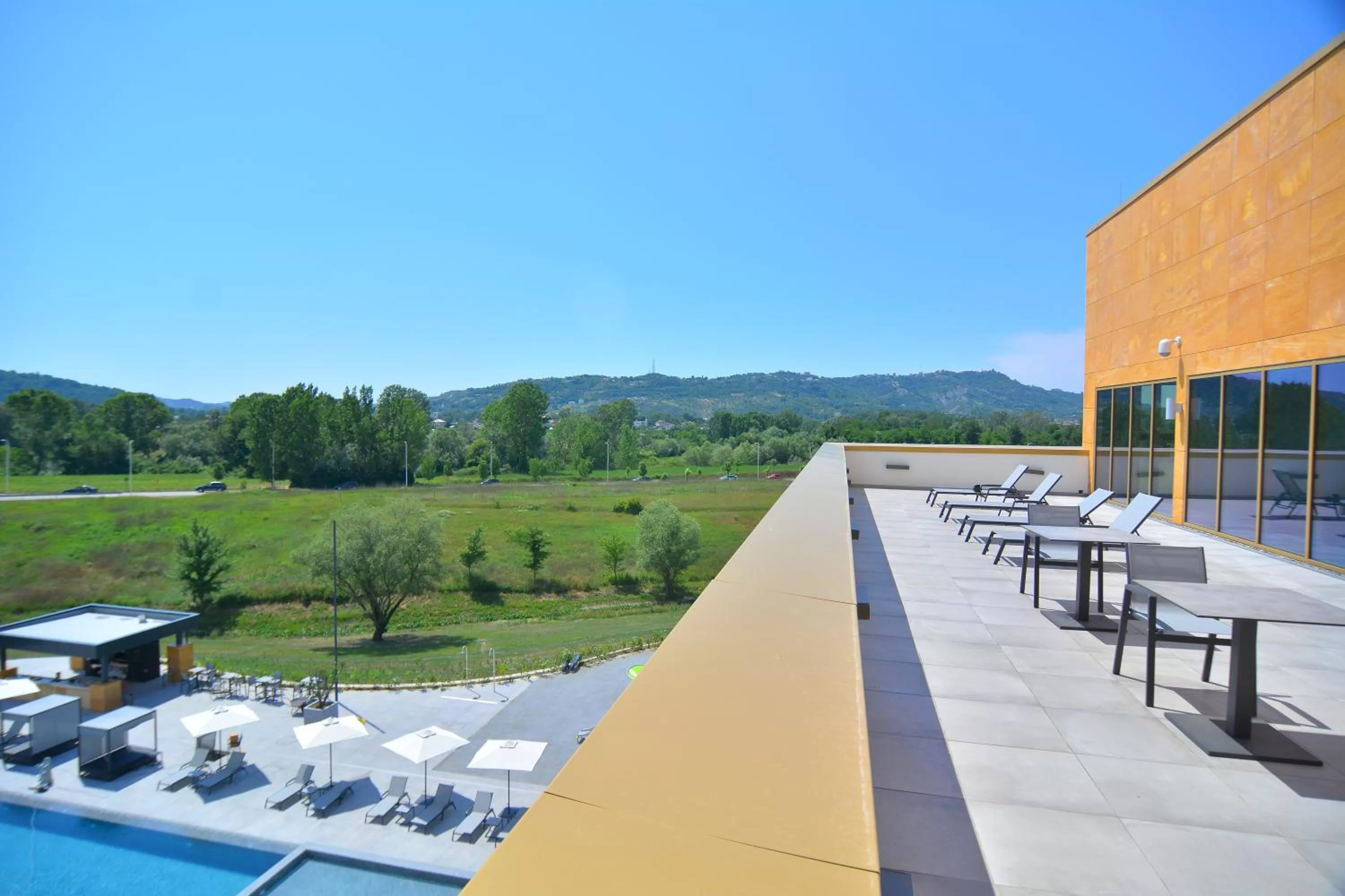 Balcony/Terrace in mk hotel tirana
