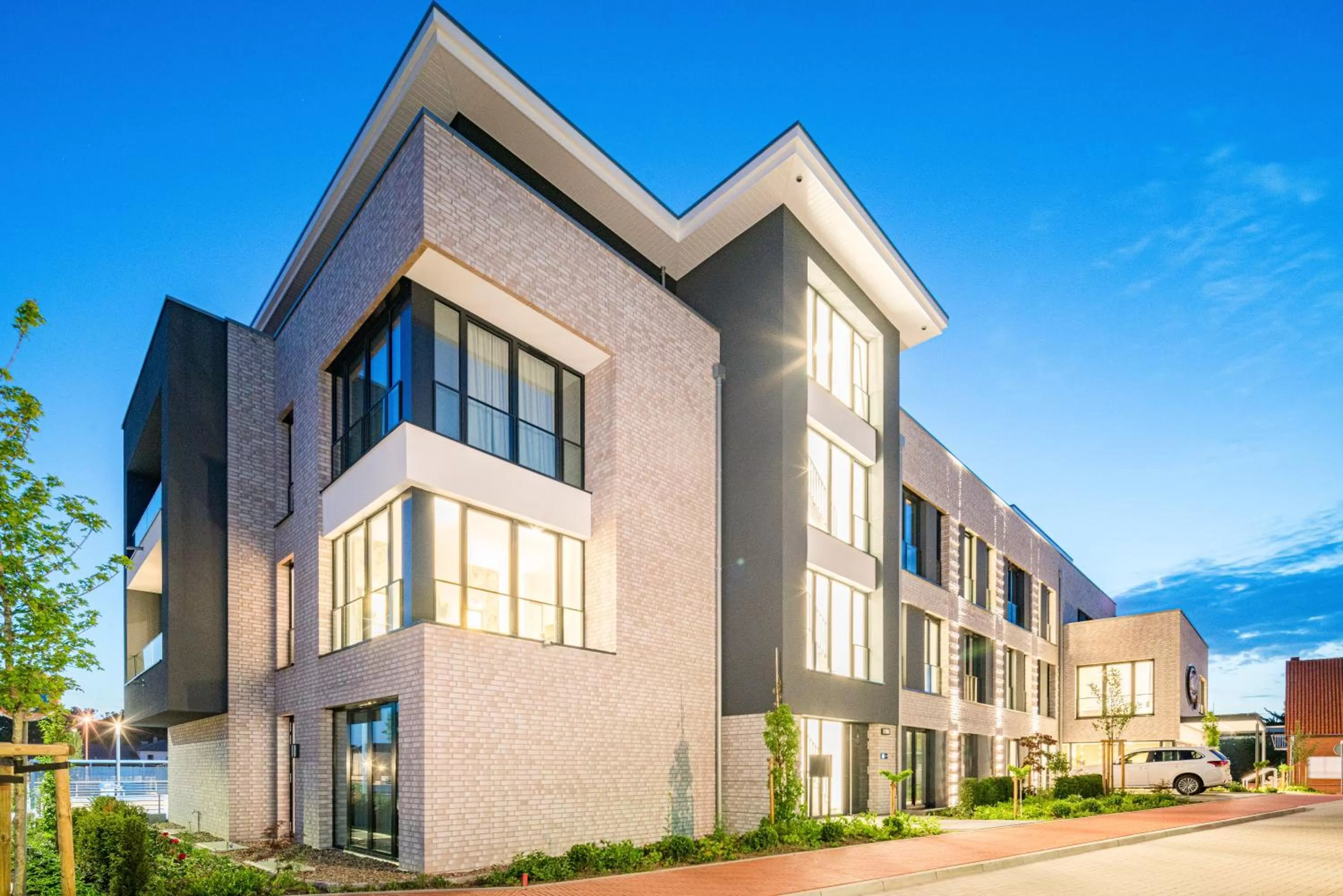 Facade/entrance in Stadthotel Lohne, Self Check In, mit Bäckerei und Cafe