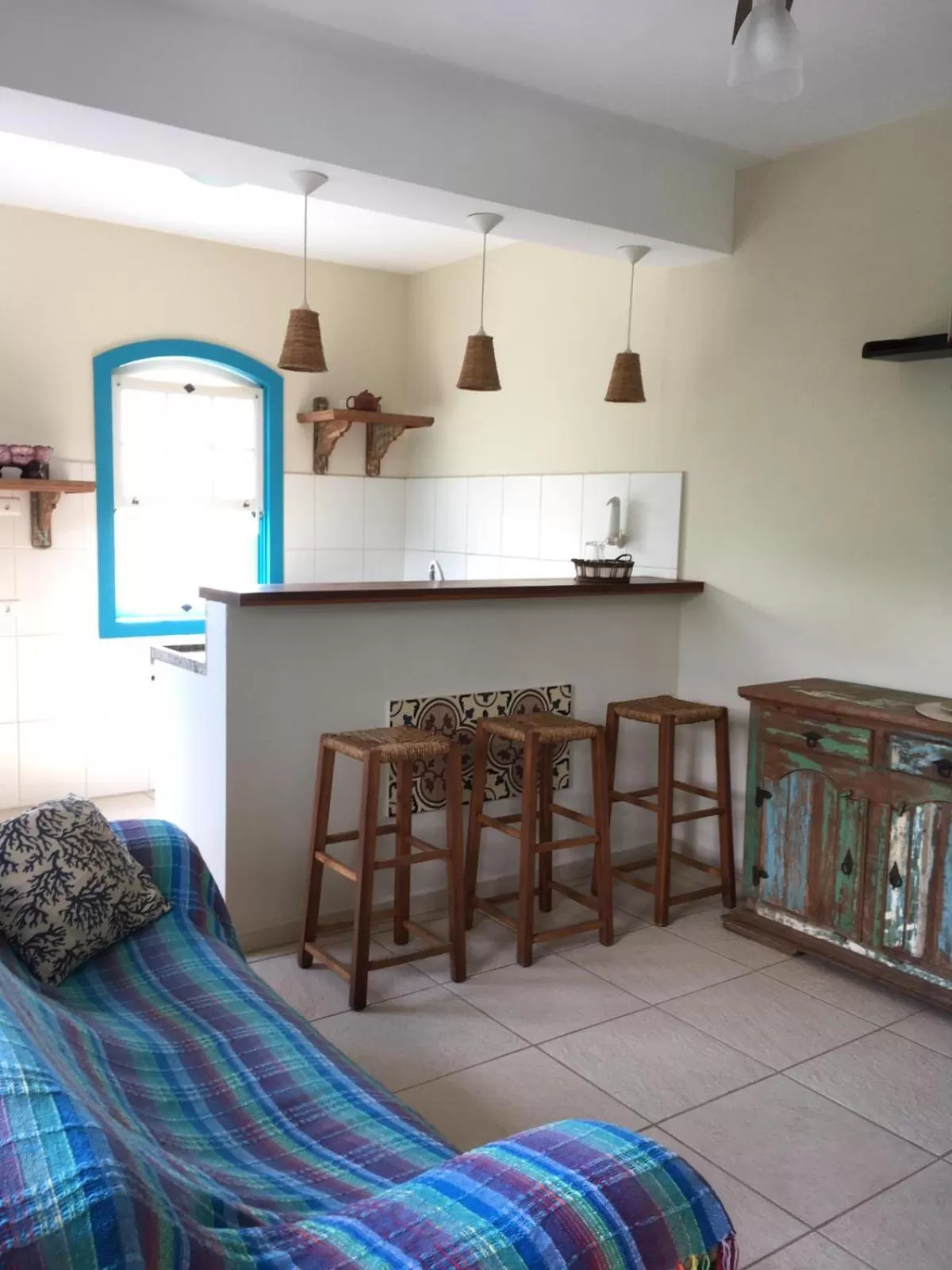 Kitchen or kitchenette in Pousada Pomar Paraty