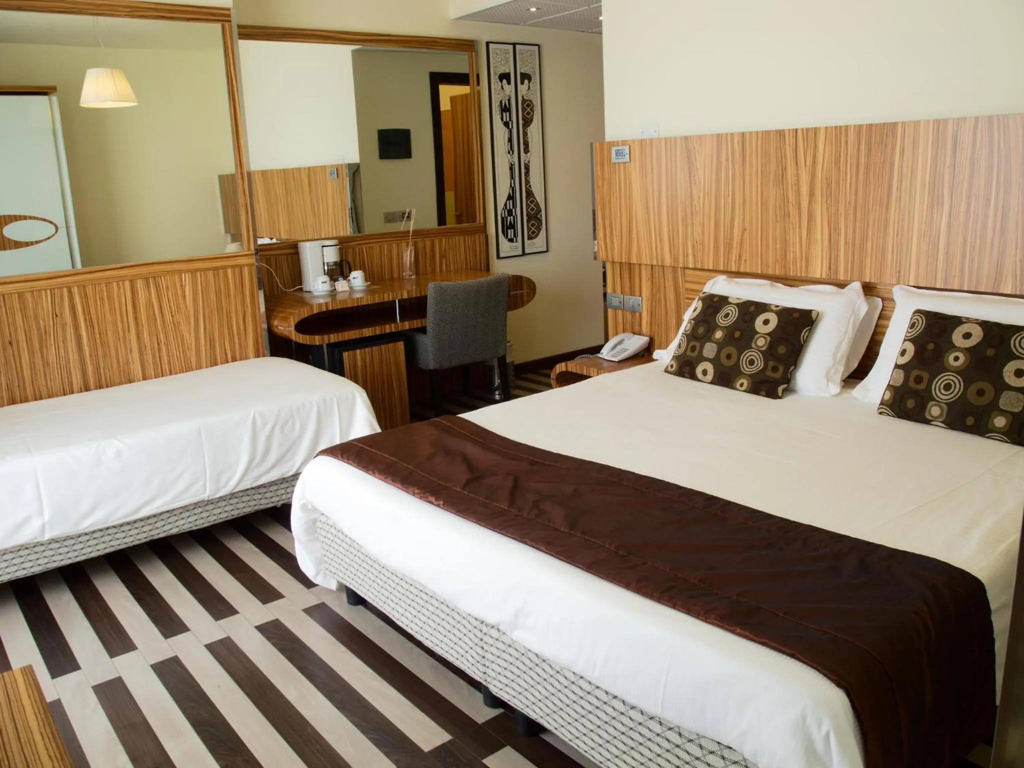 Bed in Bibione Palace Hotel