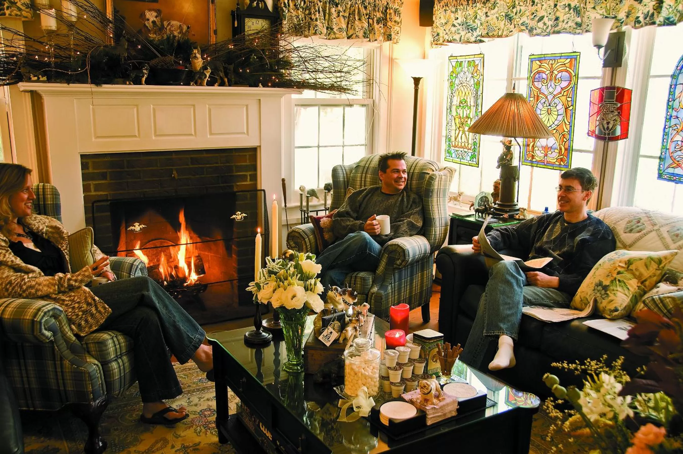 Living room in Phineas Swann Inn & Spa