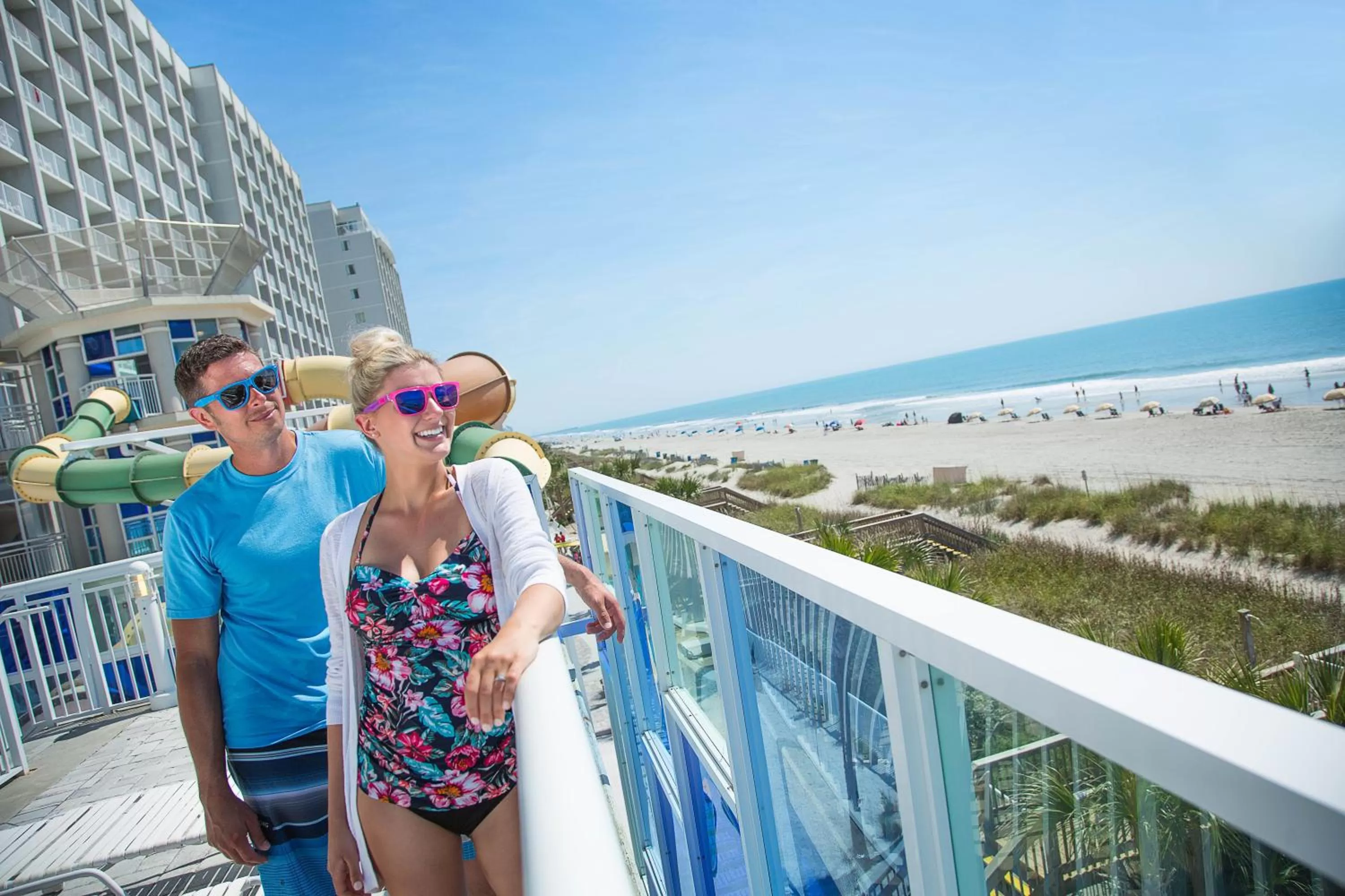 Balcony/Terrace in Crown Reef Beach Resort and Waterpark