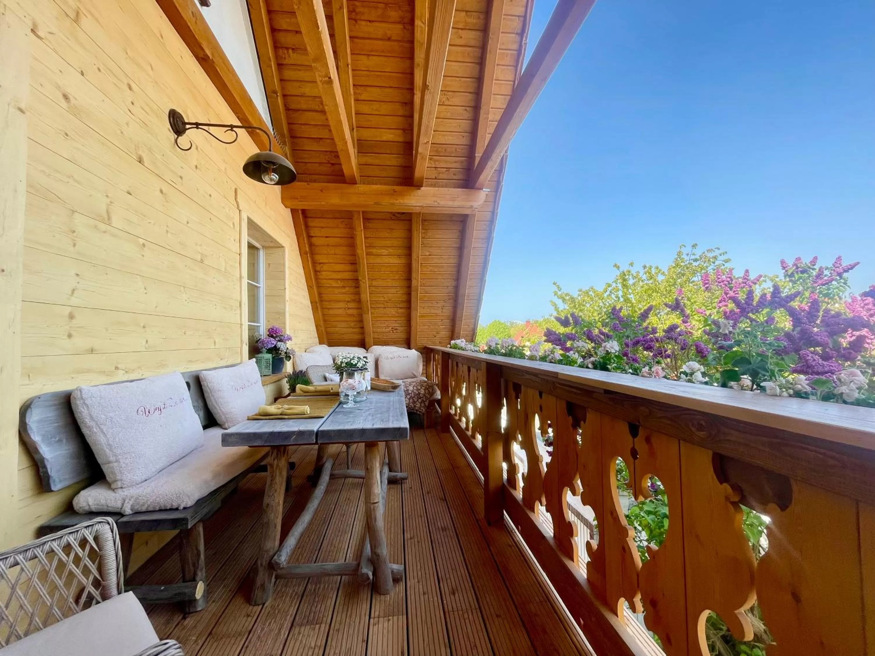 Balcony/Terrace in Weißt Du noch - Gästehäuser & Suiten