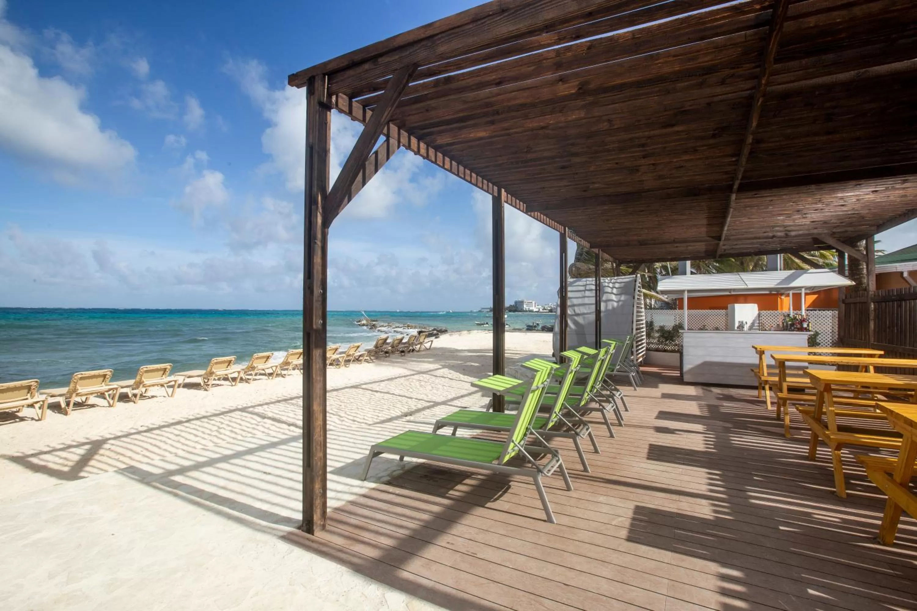 Patio in Hotel Decameron Maryland All Inclusive