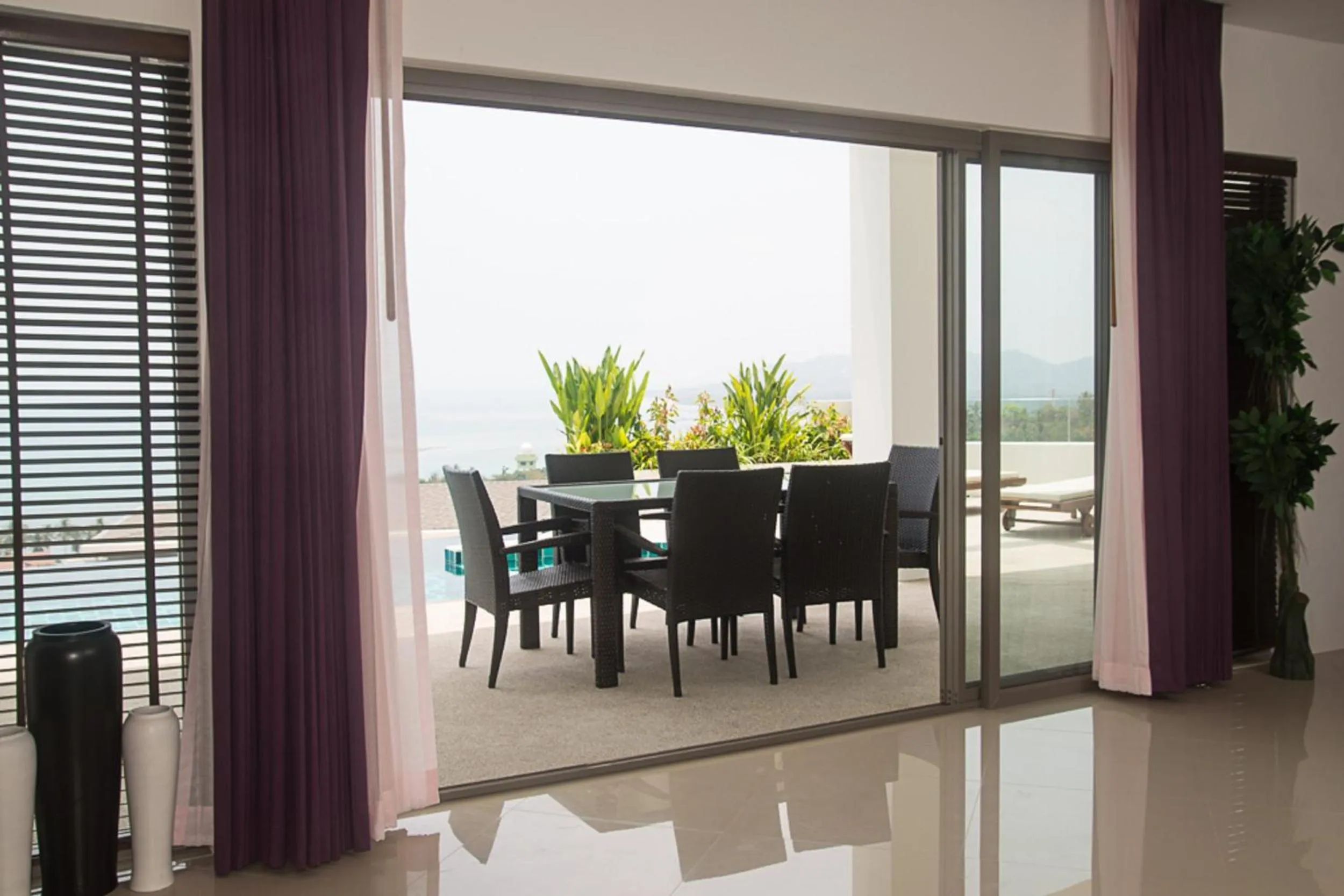 Balcony/Terrace in Tropical Sea View Residence