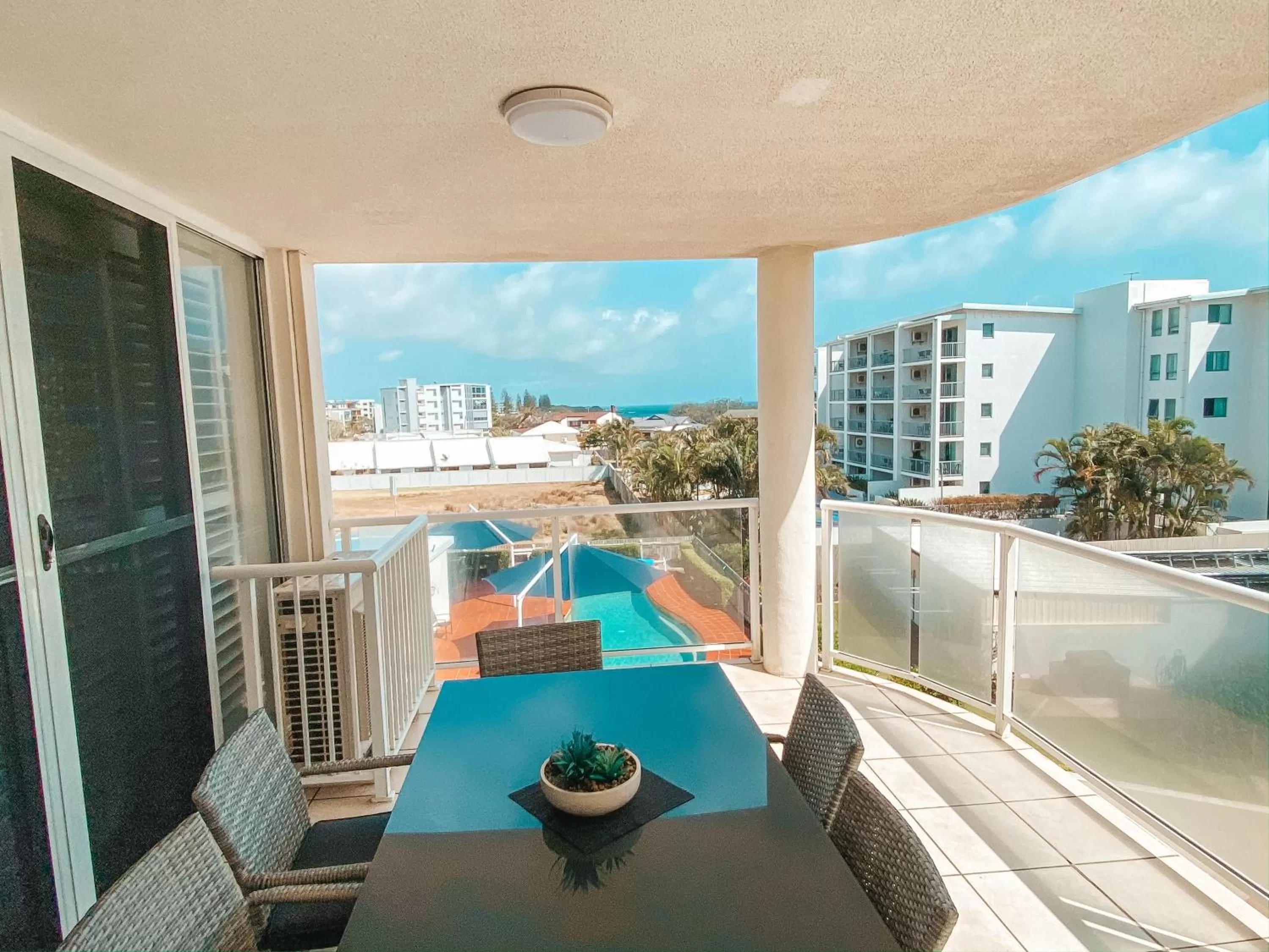 Balcony/Terrace in Bargara Blue Resort