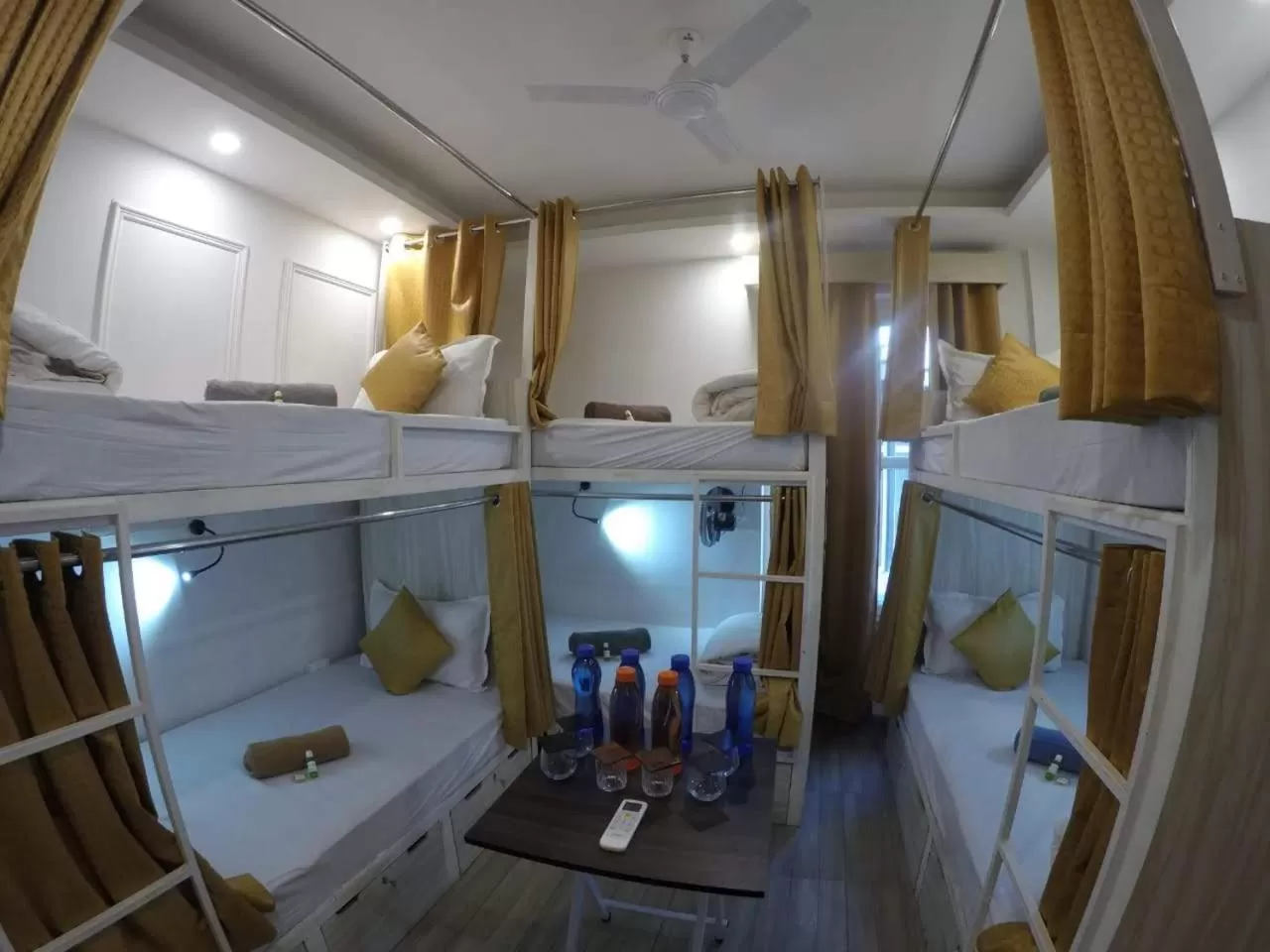 Bed in Hotel The Moksham