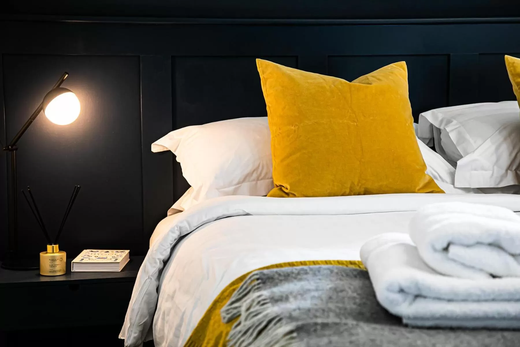 Bedroom, Bed in The Belmont - Harrogate Stays