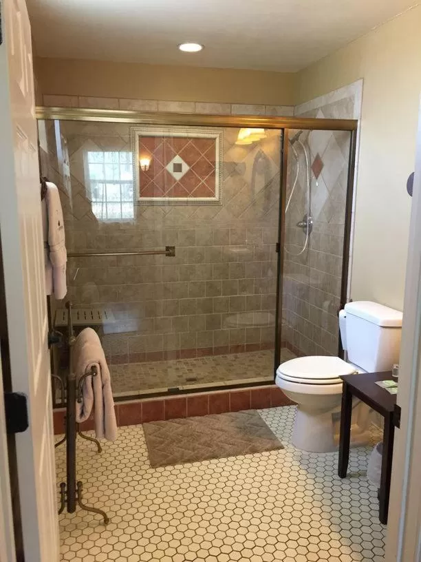 Bathroom in Virgil's Corner B & B