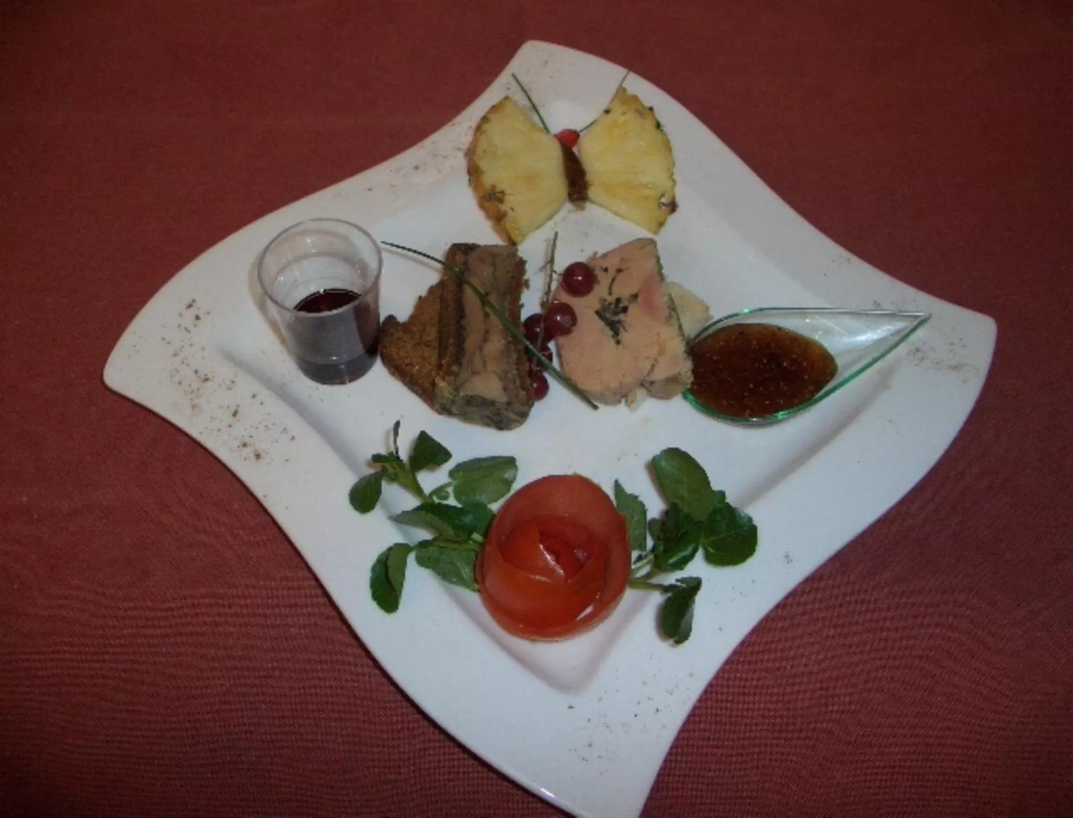 Food close-up in Hôtel de Paris