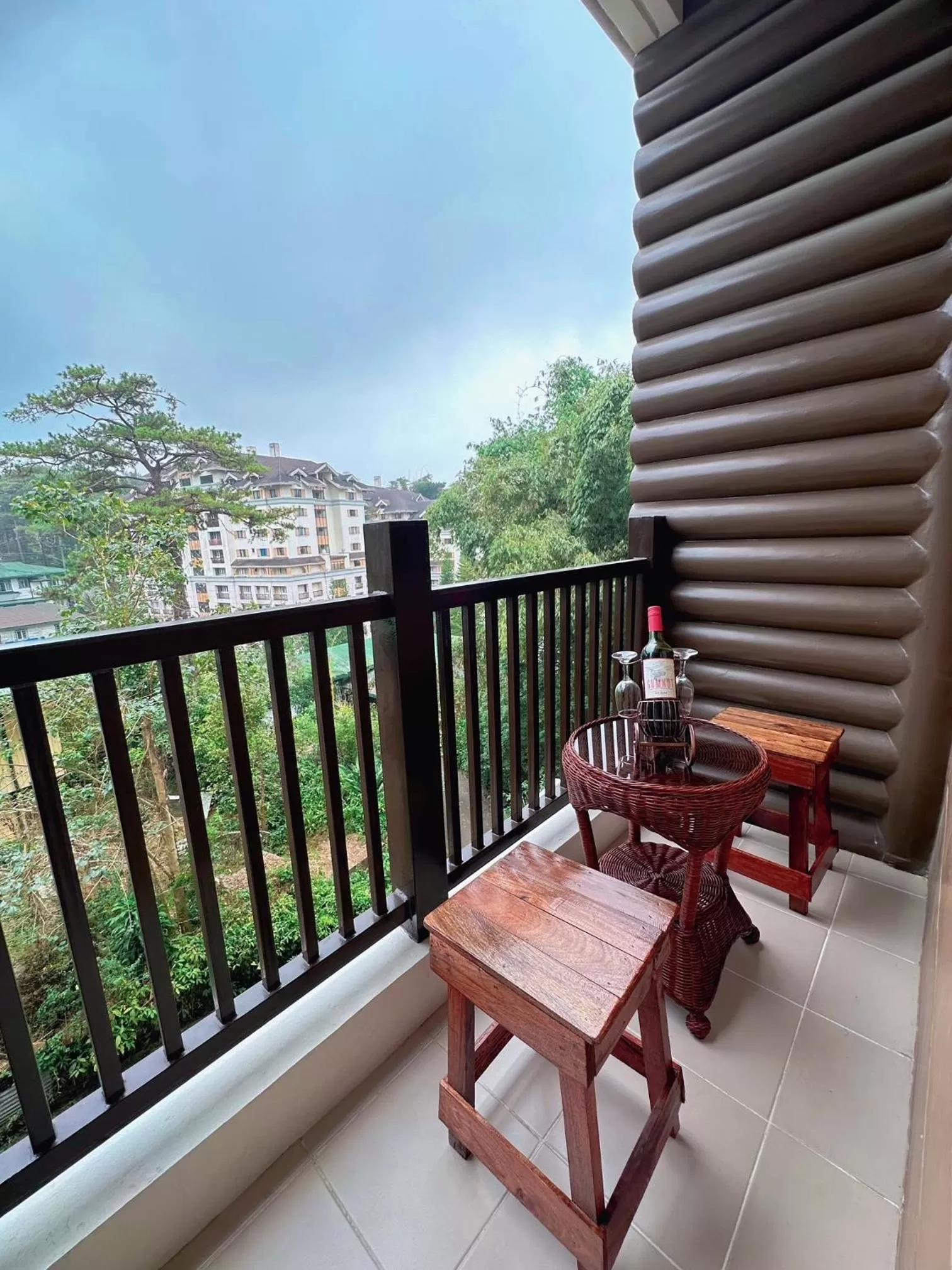 Balcony/Terrace in Luxury Suites at Brenthill Baguio City