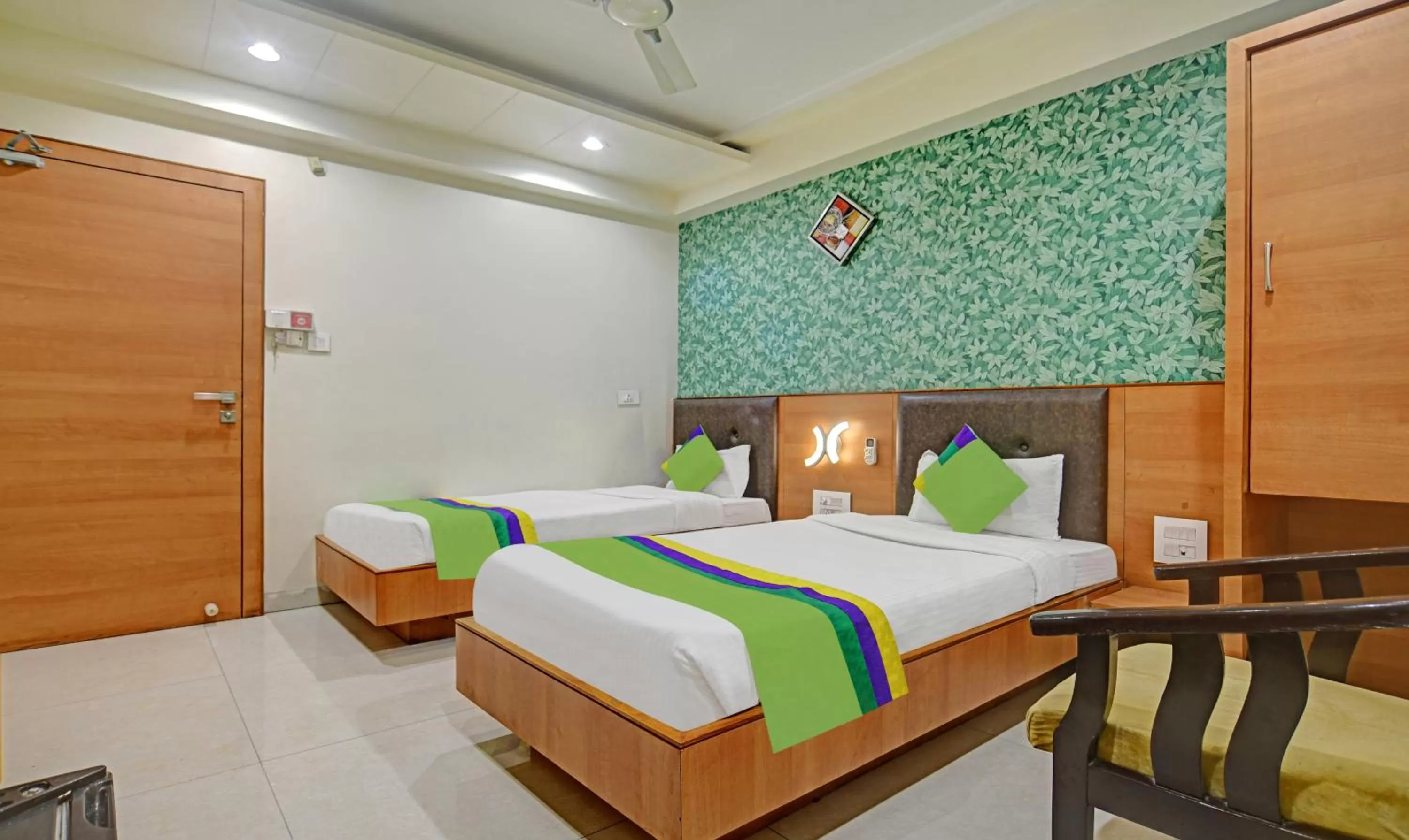 Bed in Treebo Trend Johri Regency Malviya Nagar