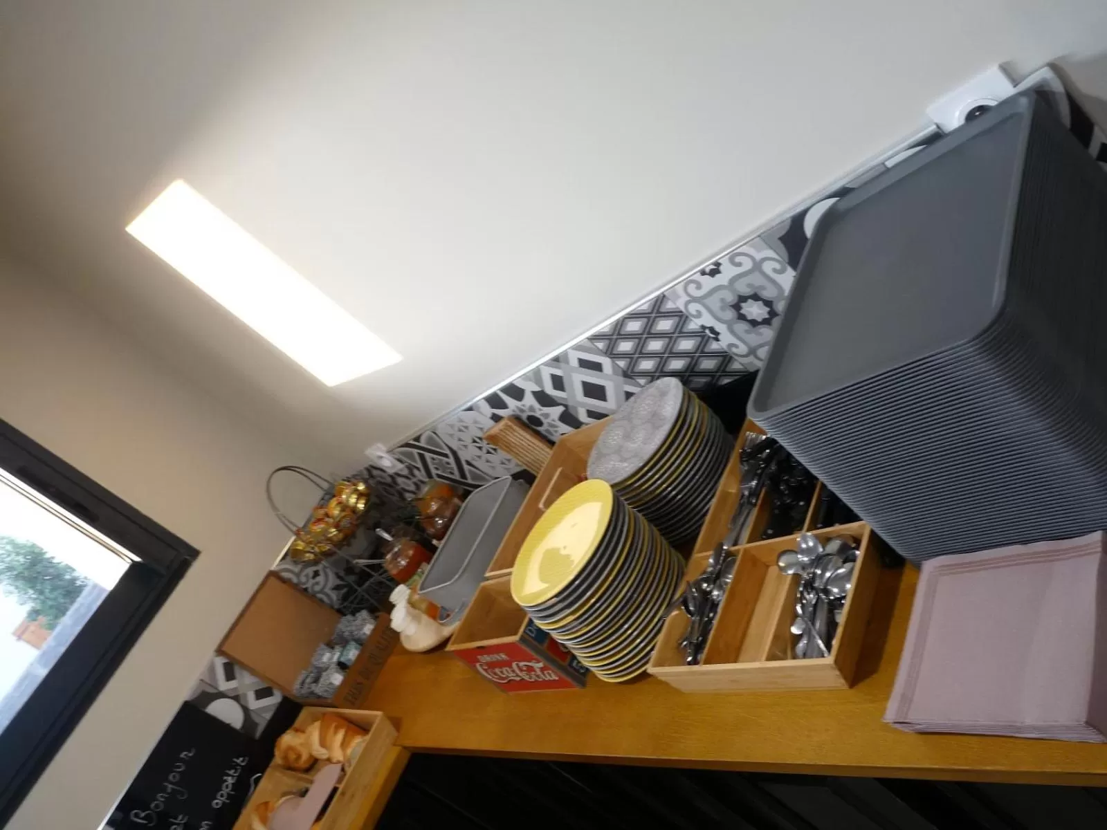 Food and drinks in L'Horloge Gourmande