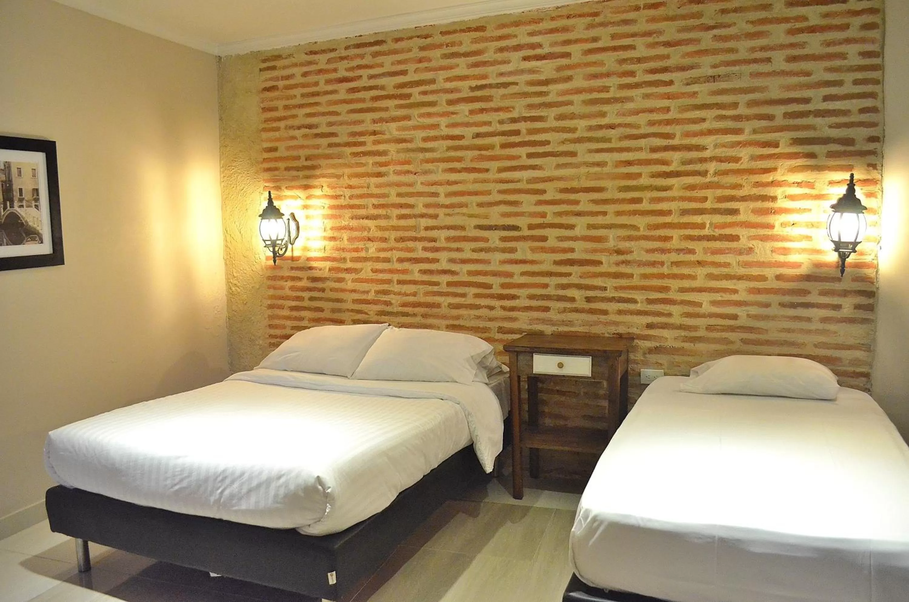 Bed in Hotel Galeria la Trinidad