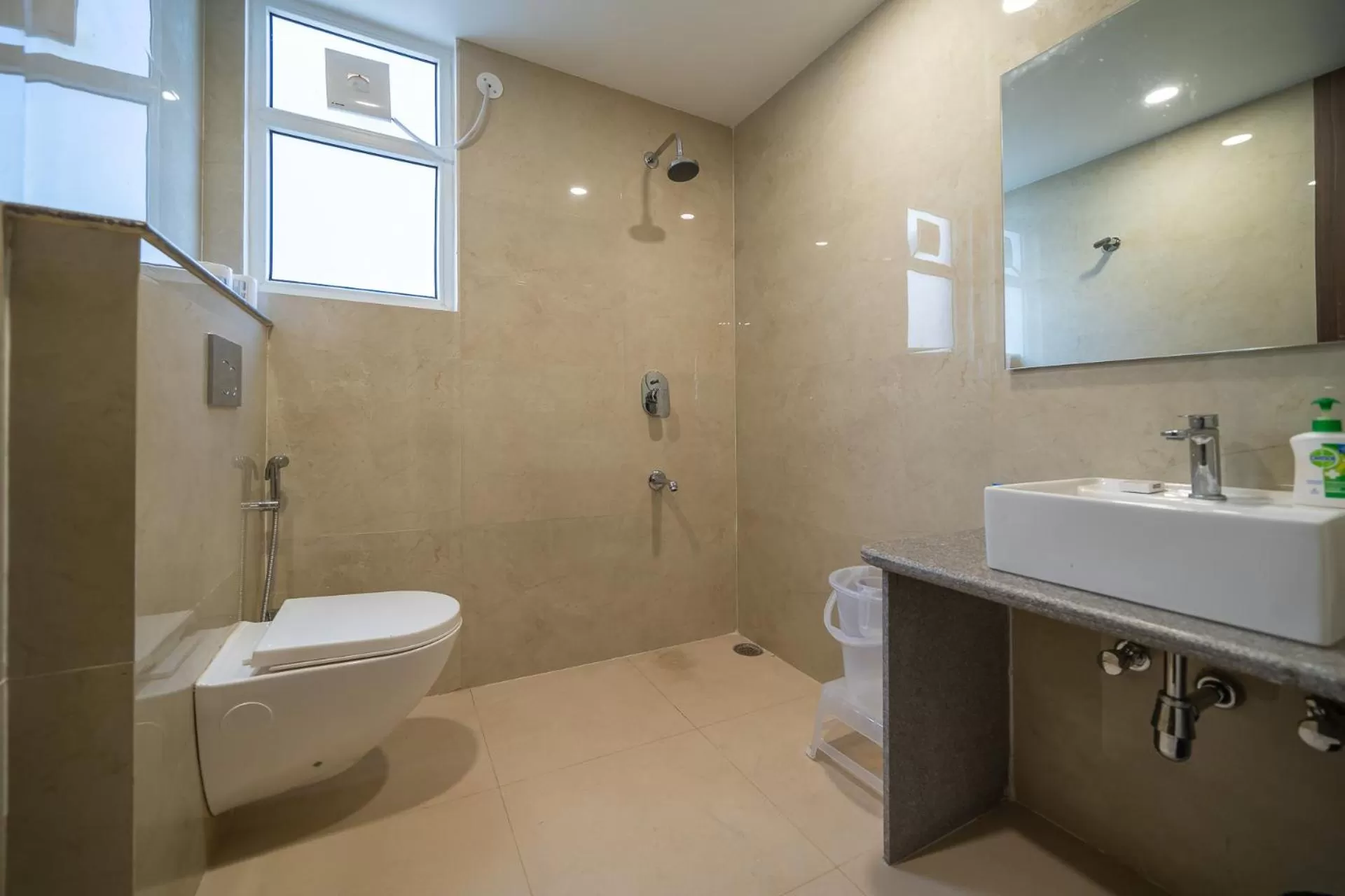Bathroom in Sheerha Royal Residency-Near Jaipur Airport