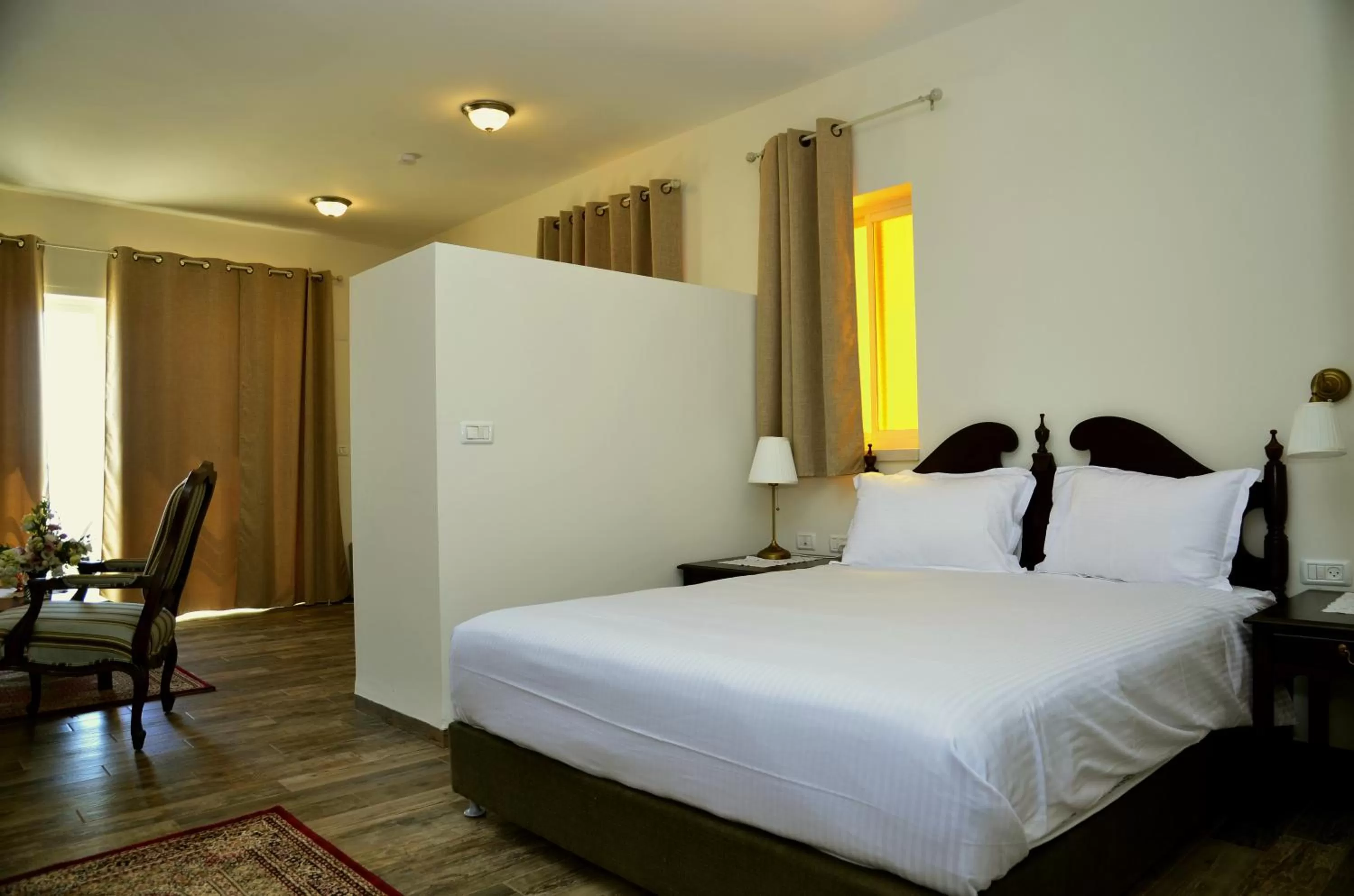 Seating area, Bed in HaBaronit