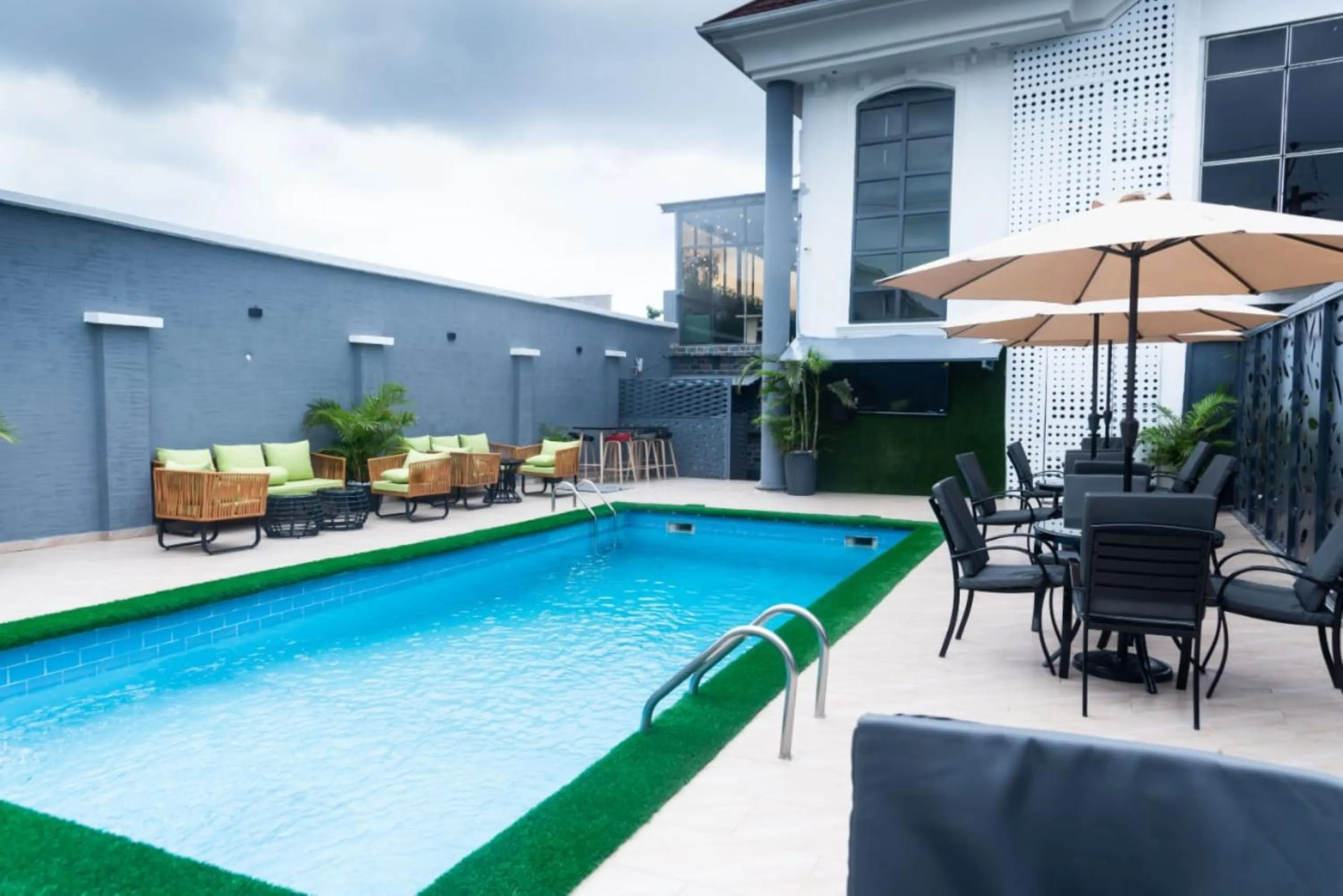 Swimming pool in The Grosvenor Suites Gwarinpa Abuja