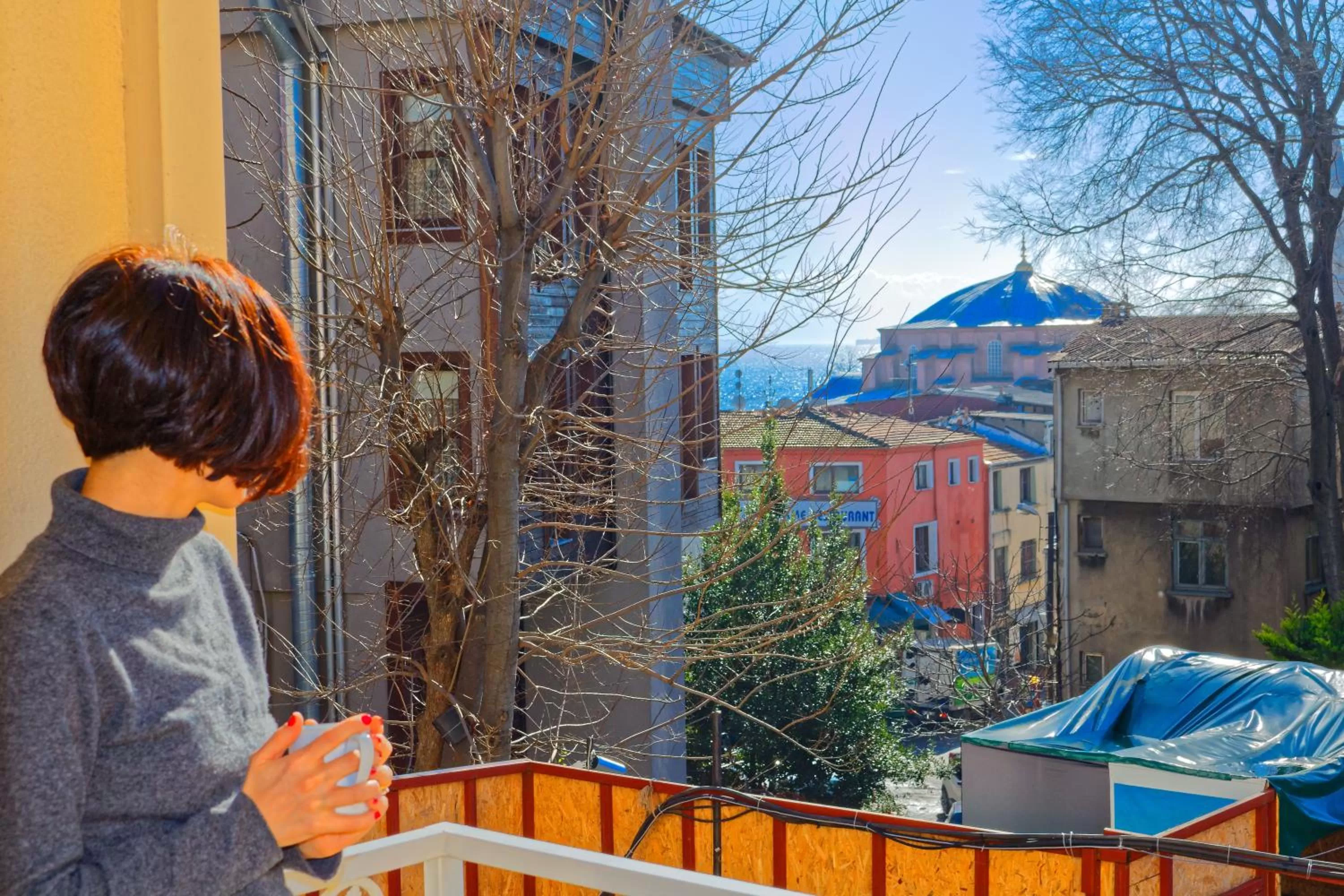 Balcony/Terrace in Ada Hotel Istanbul