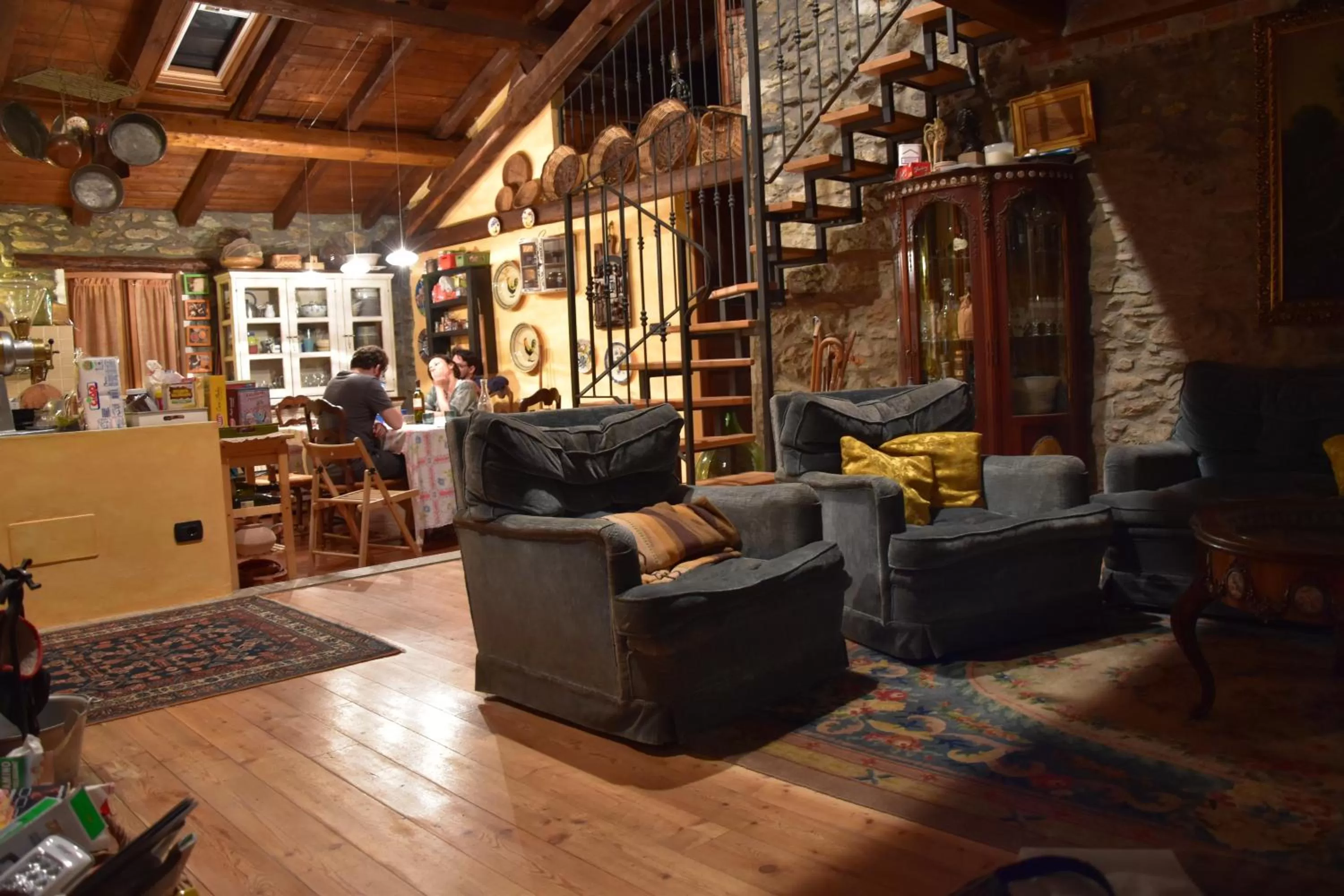 Communal lounge/ TV room, Seating Area in Ca-Jo Bed and Breakfast