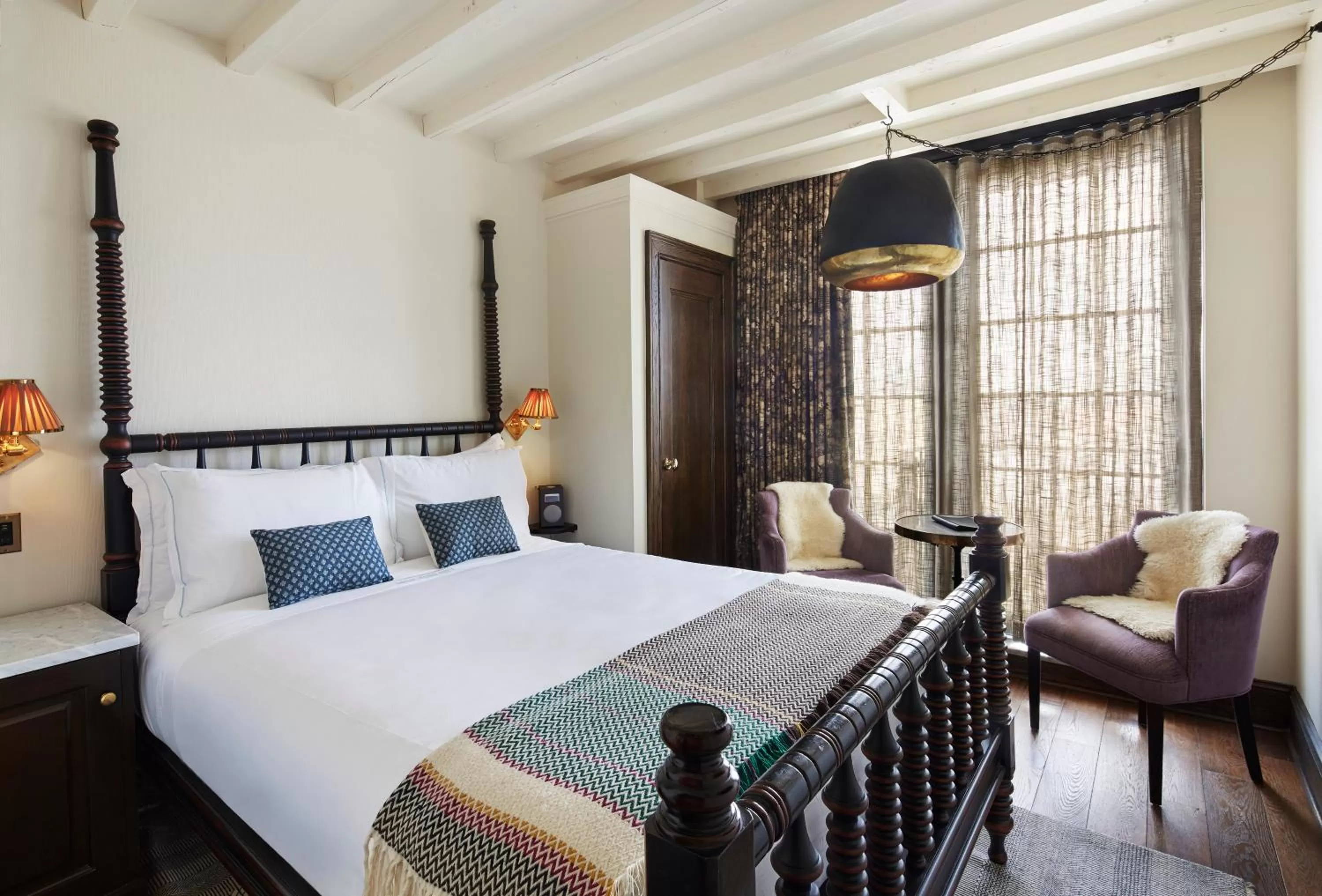 Bed in The Ludlow Hotel