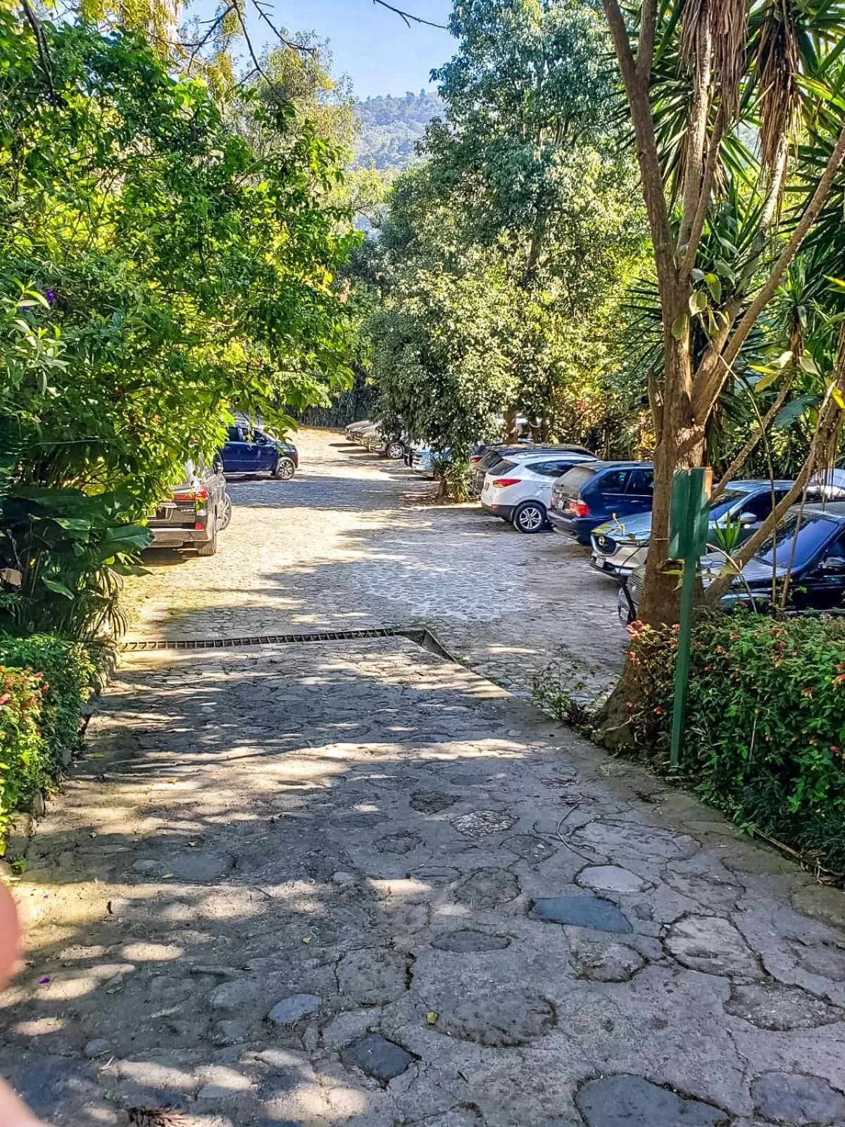 Parking in Hotel San Buenaventura de Atitlán
