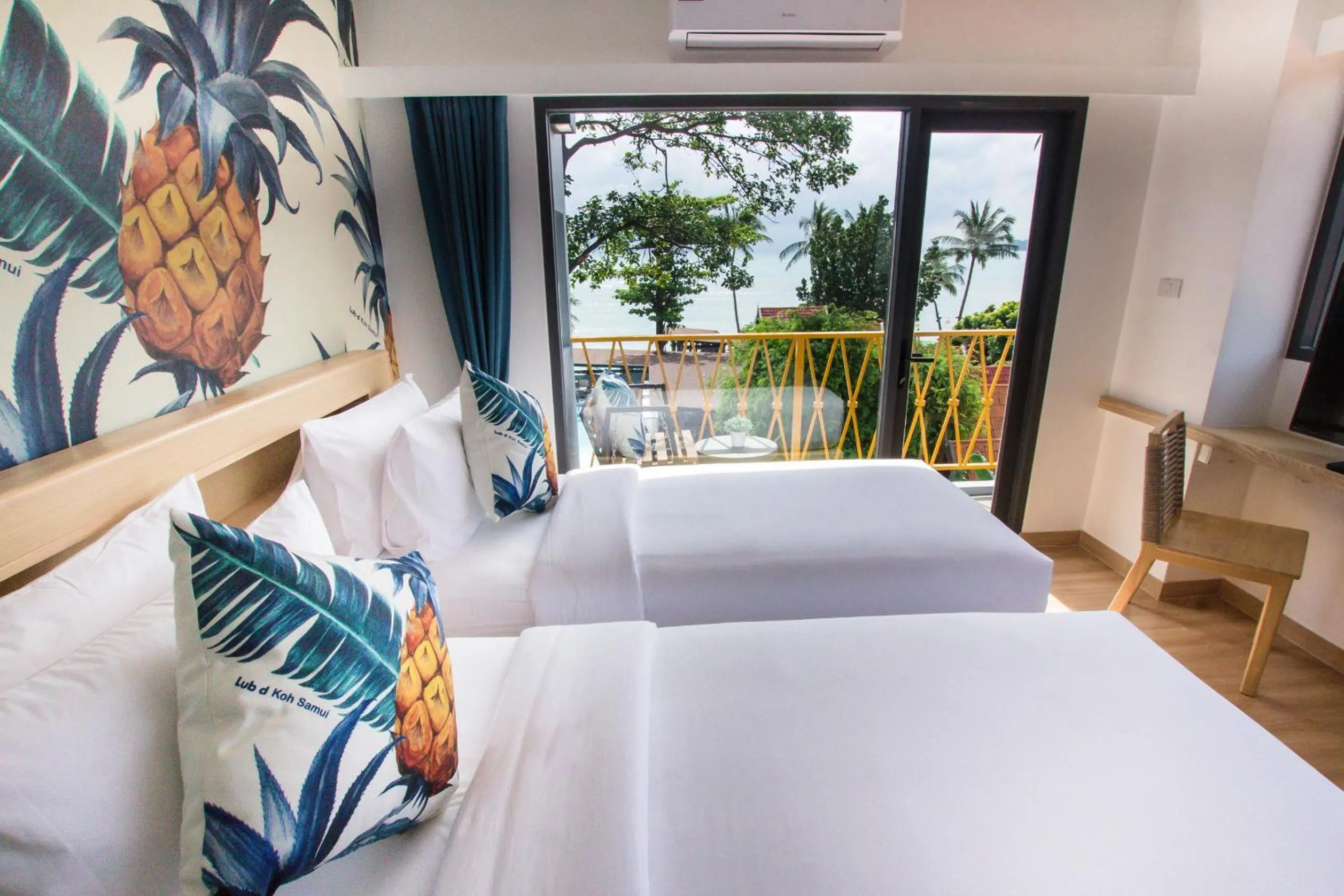 Bed in Lub d Koh Samui Chaweng Beach - Beachfront & Vibrant Social Vibe