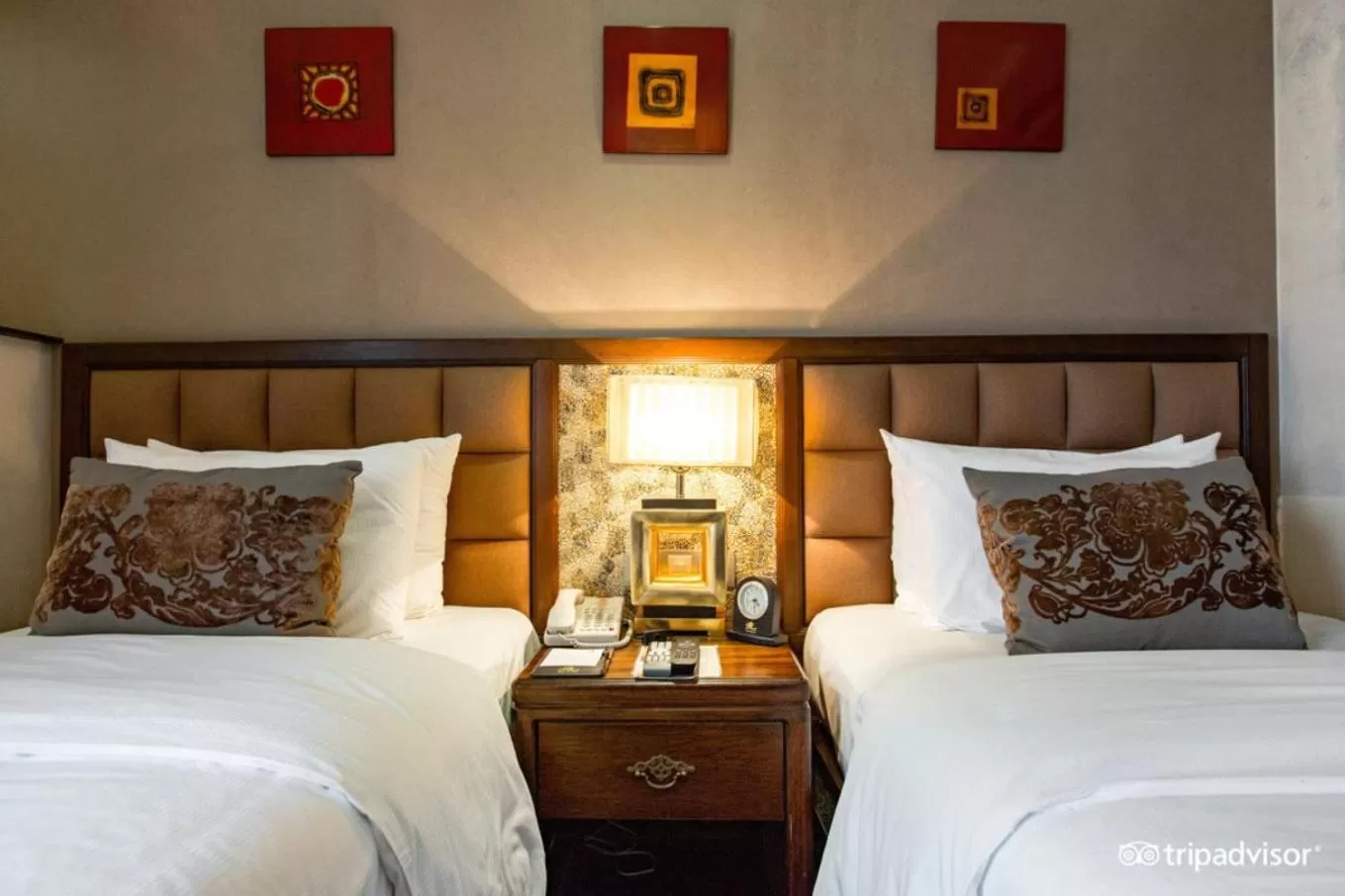 Family Double Room in Golden Lotus Luxury Hotel