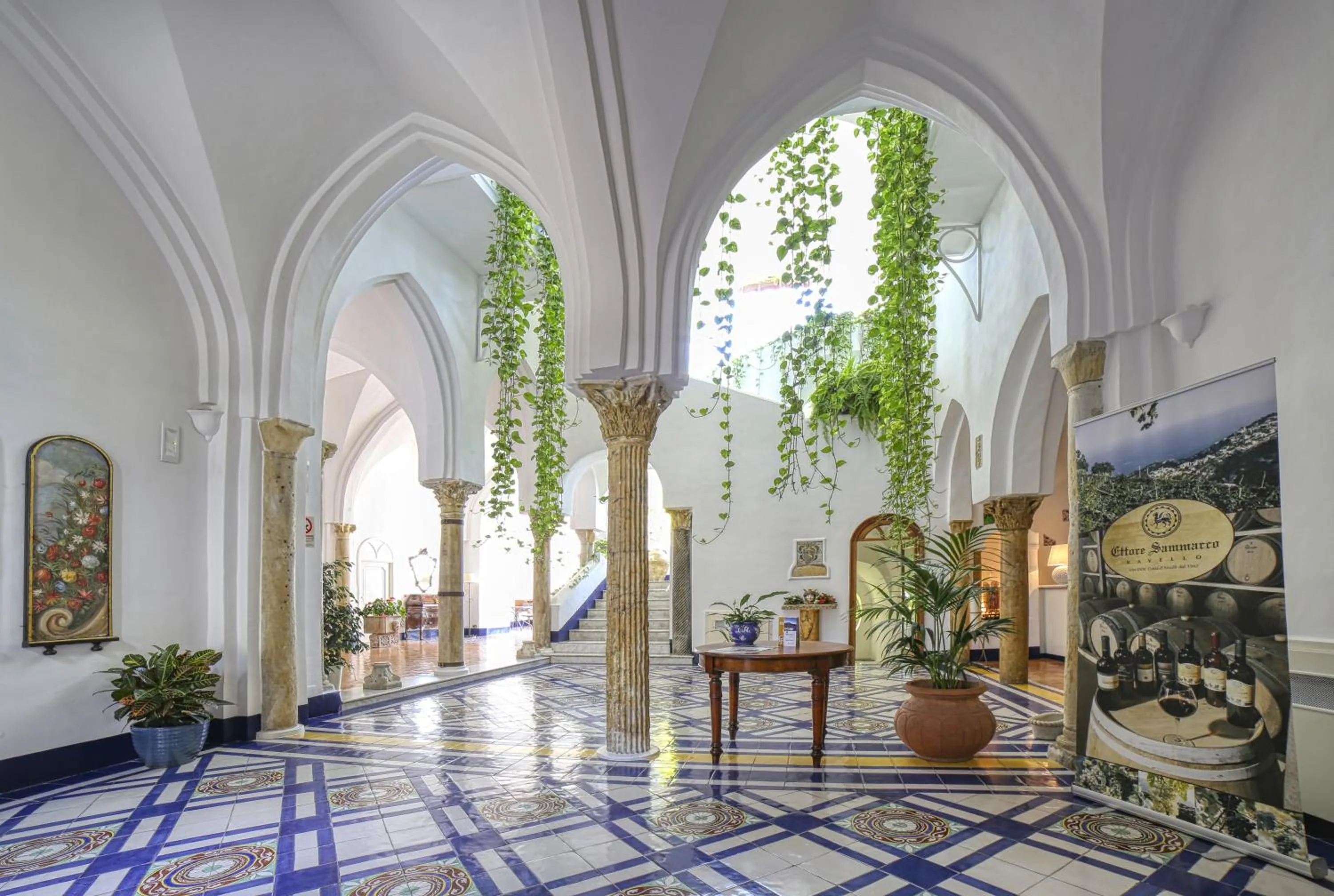 Lobby or reception in Palazzo Confalone