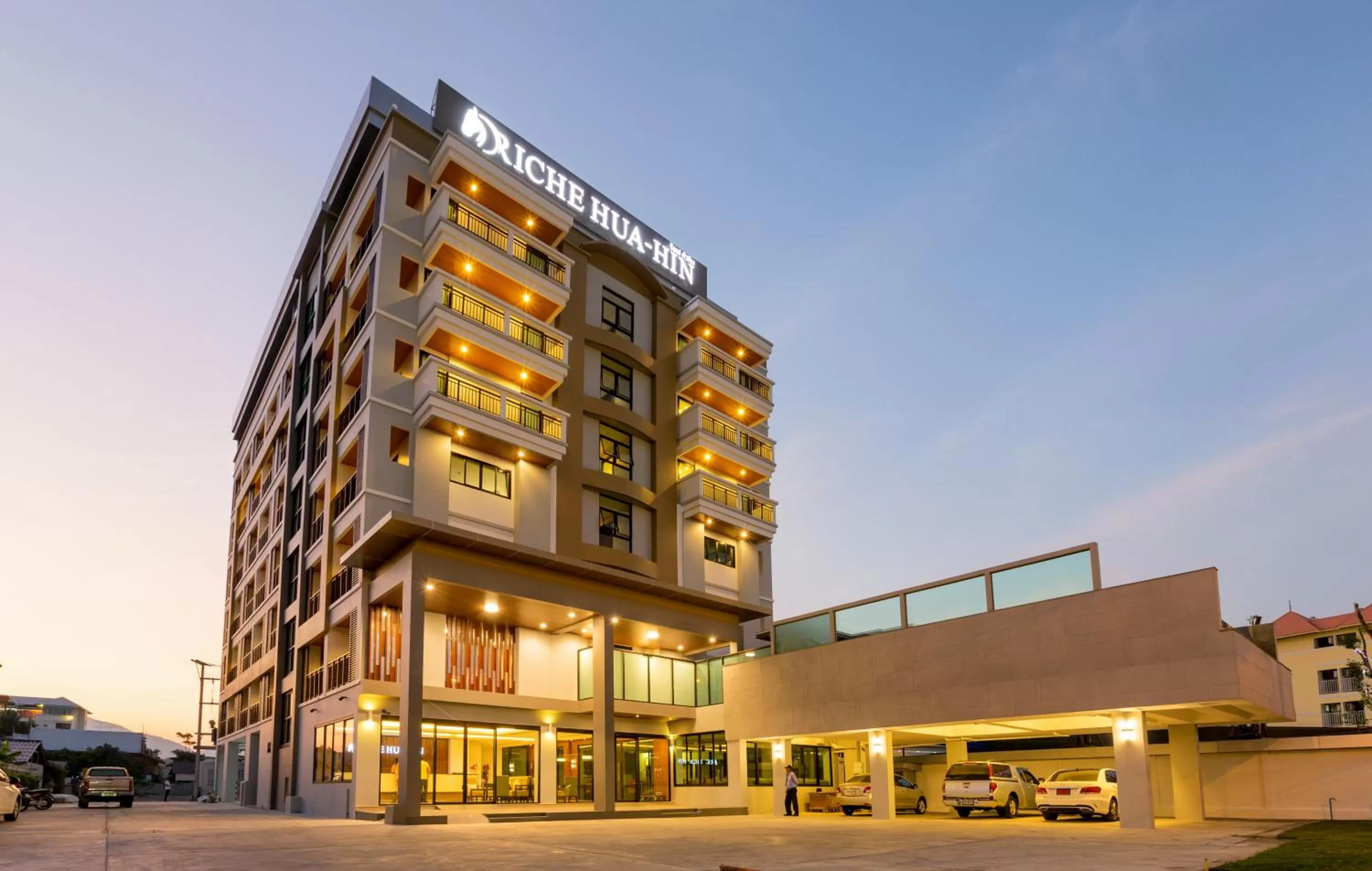 Facade/entrance in Riche Hua Hin Hotel - SHA Plus