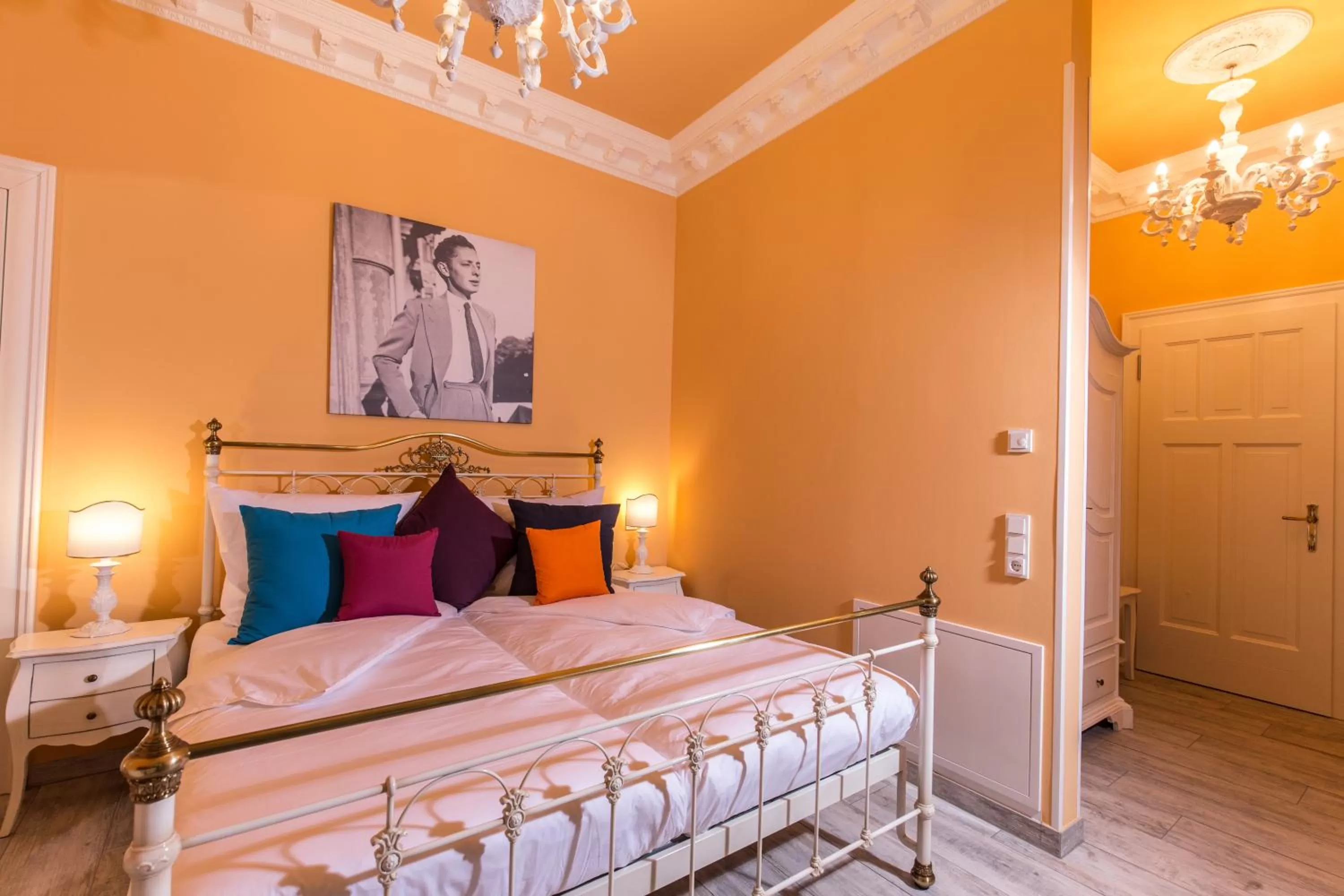 Photo of the whole room, Bed in Grande Albergo Giancarlo