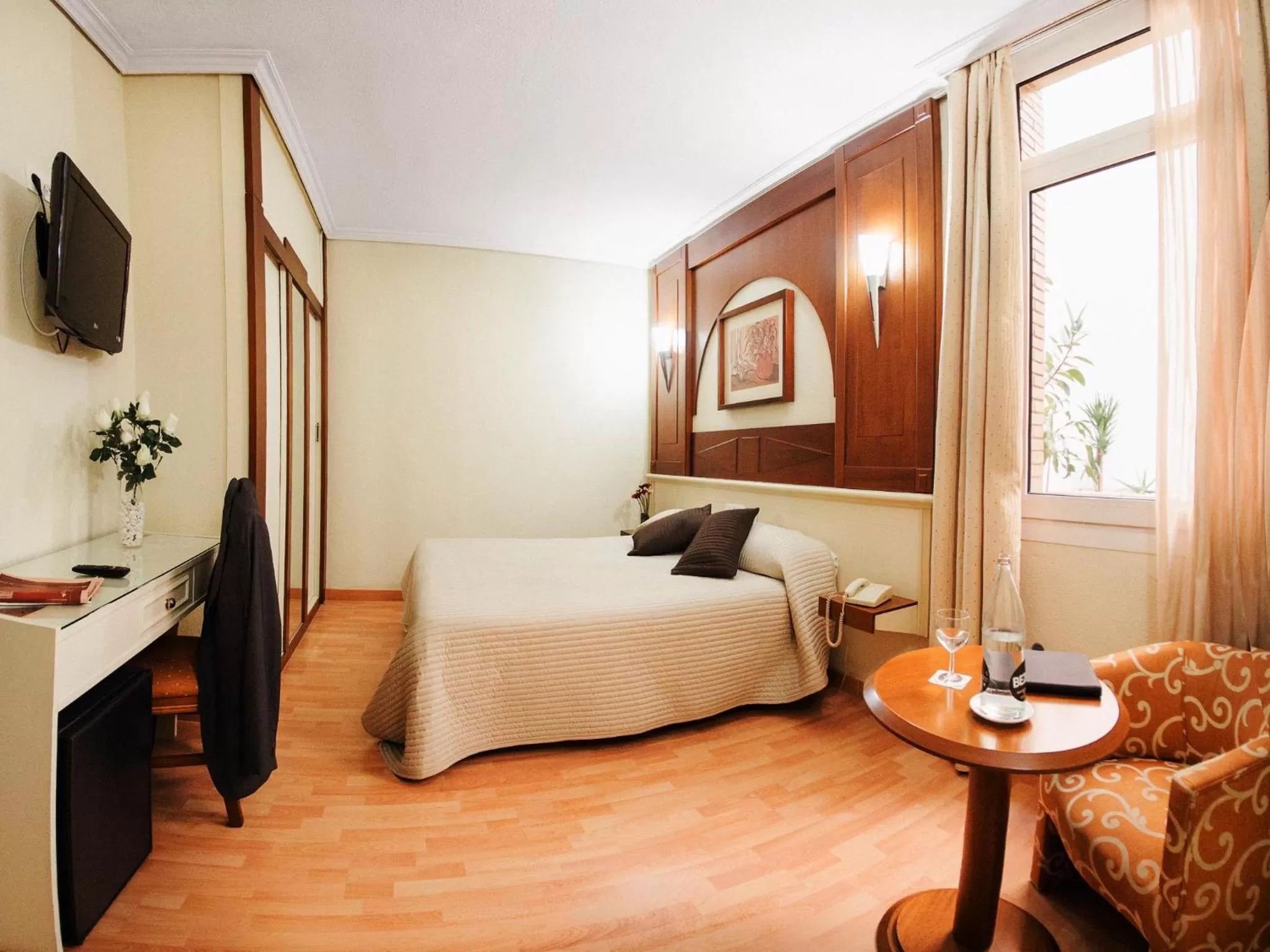 Bedroom, Bed in Hotel Pasarela