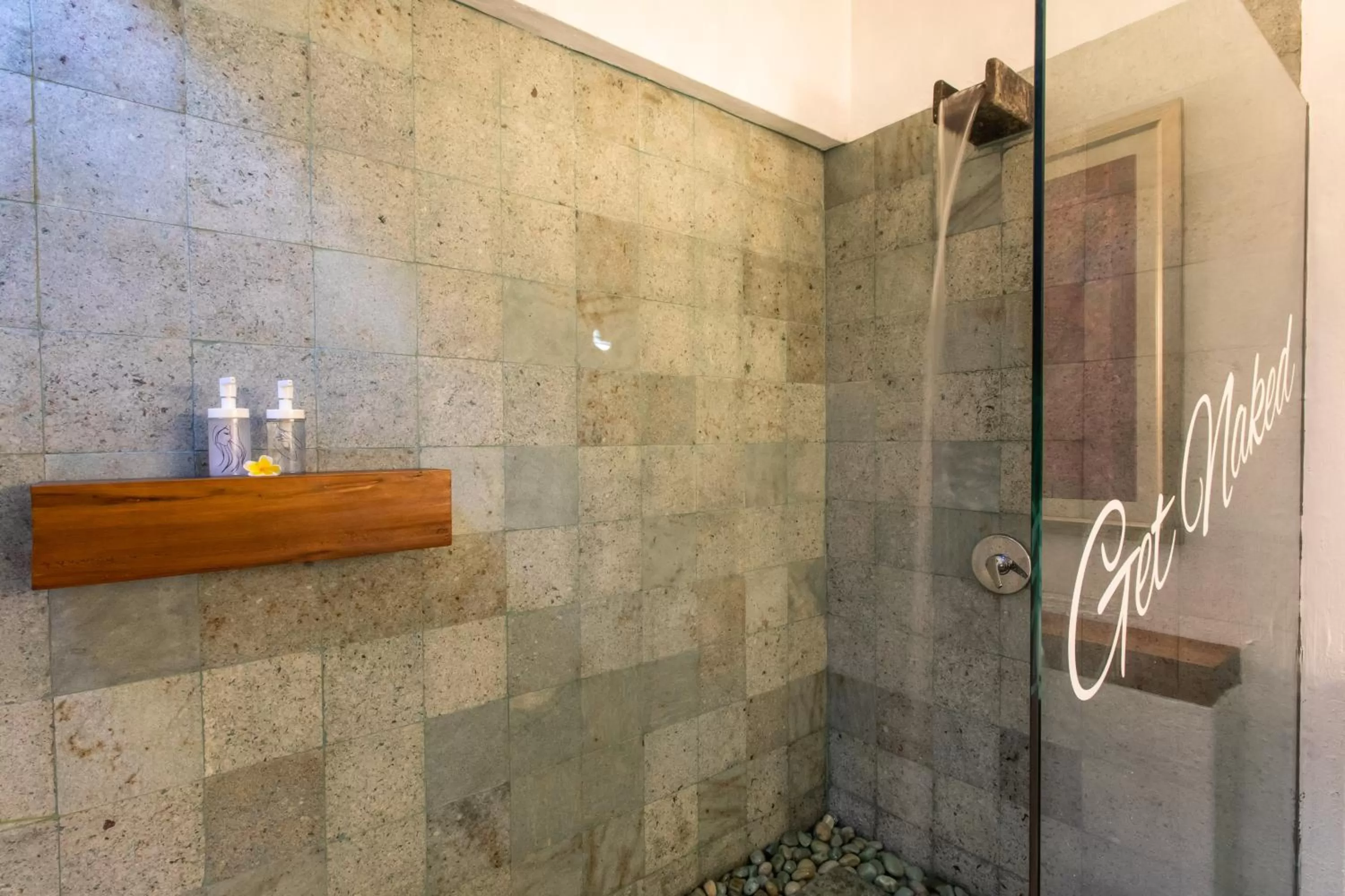 Shower in PinkPrivate Sanur - for Cool Adults Only