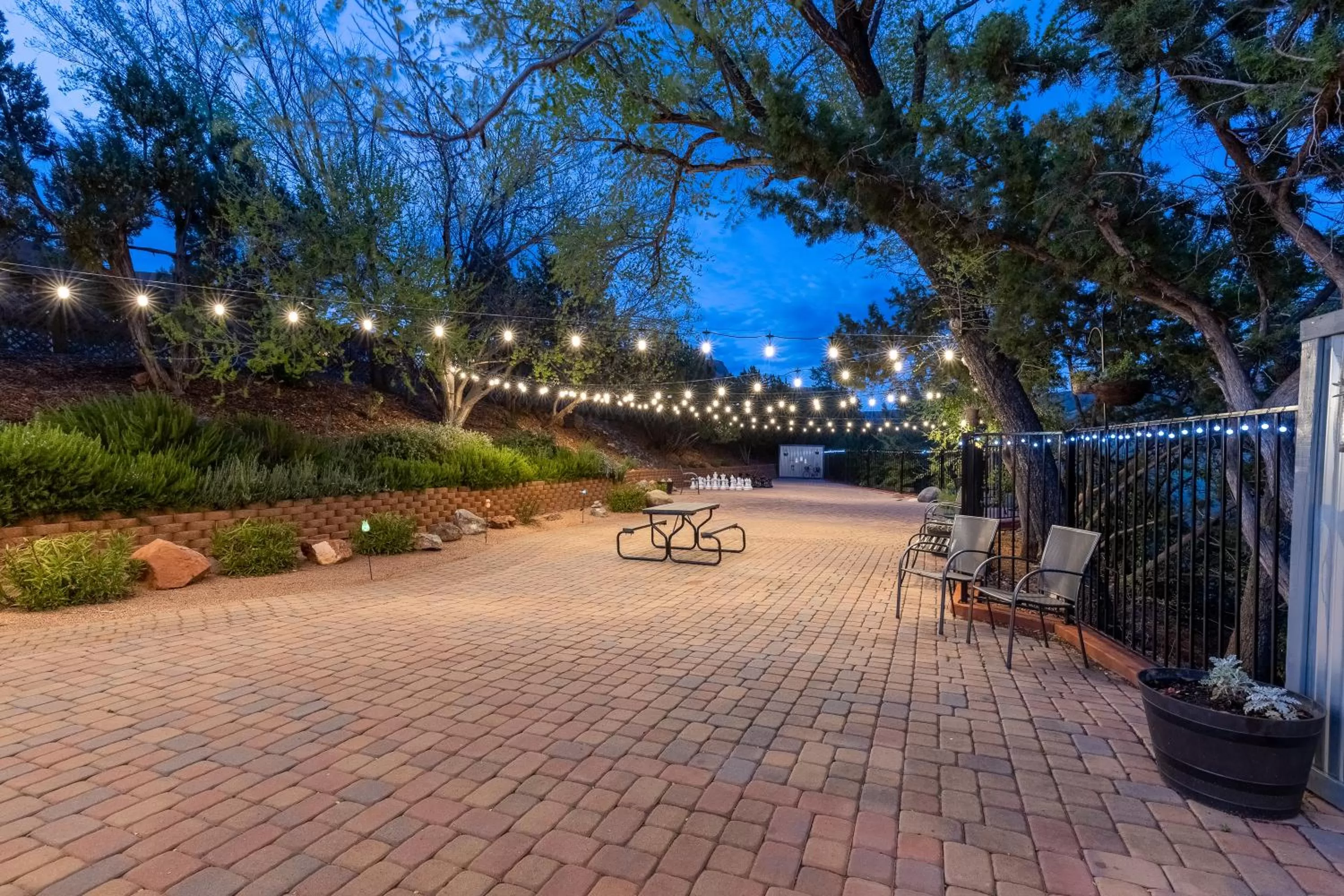 Patio in Cedars Resort