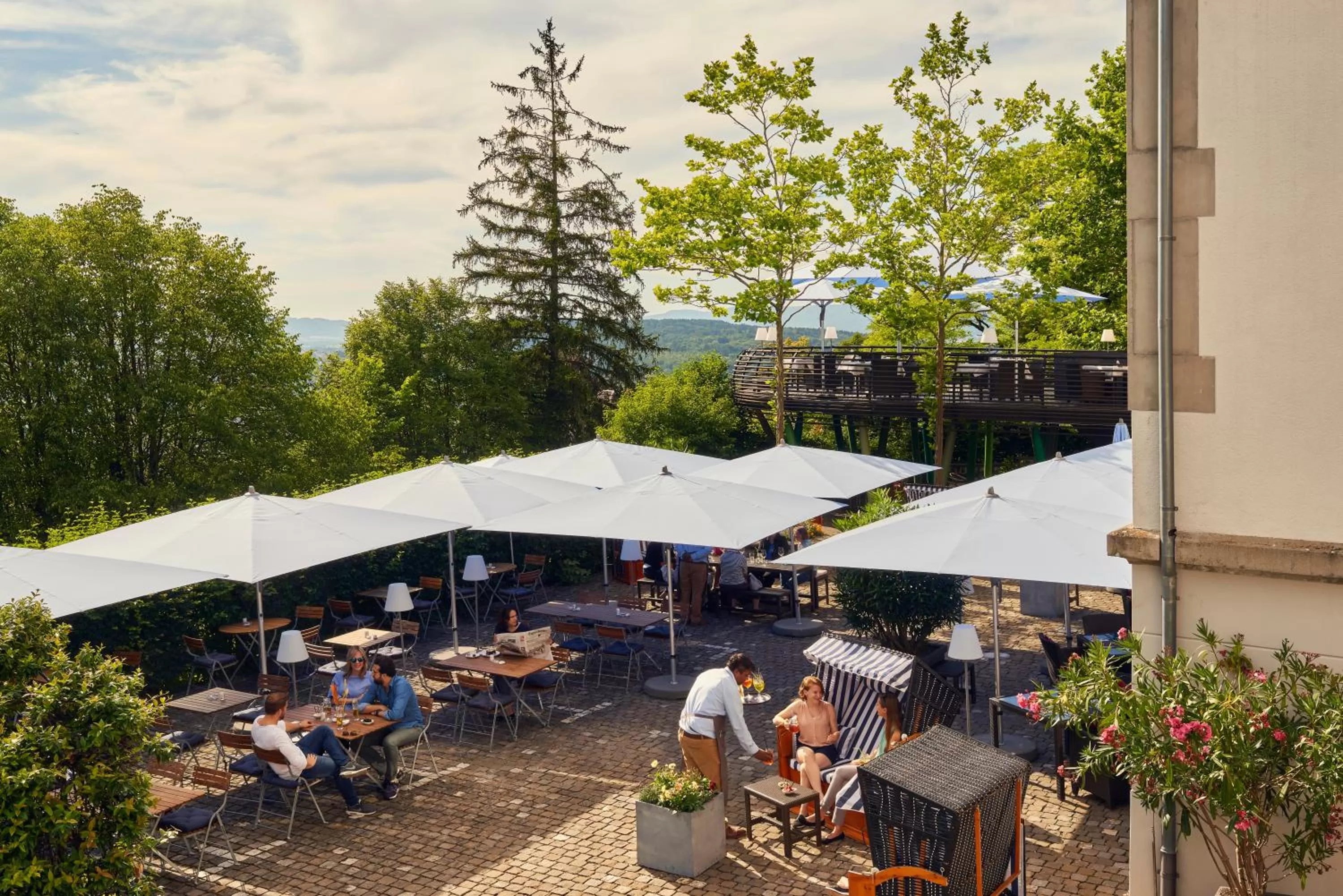 Balcony/Terrace in Sorell Hotel Rigiblick - Studios & Spa Suites
