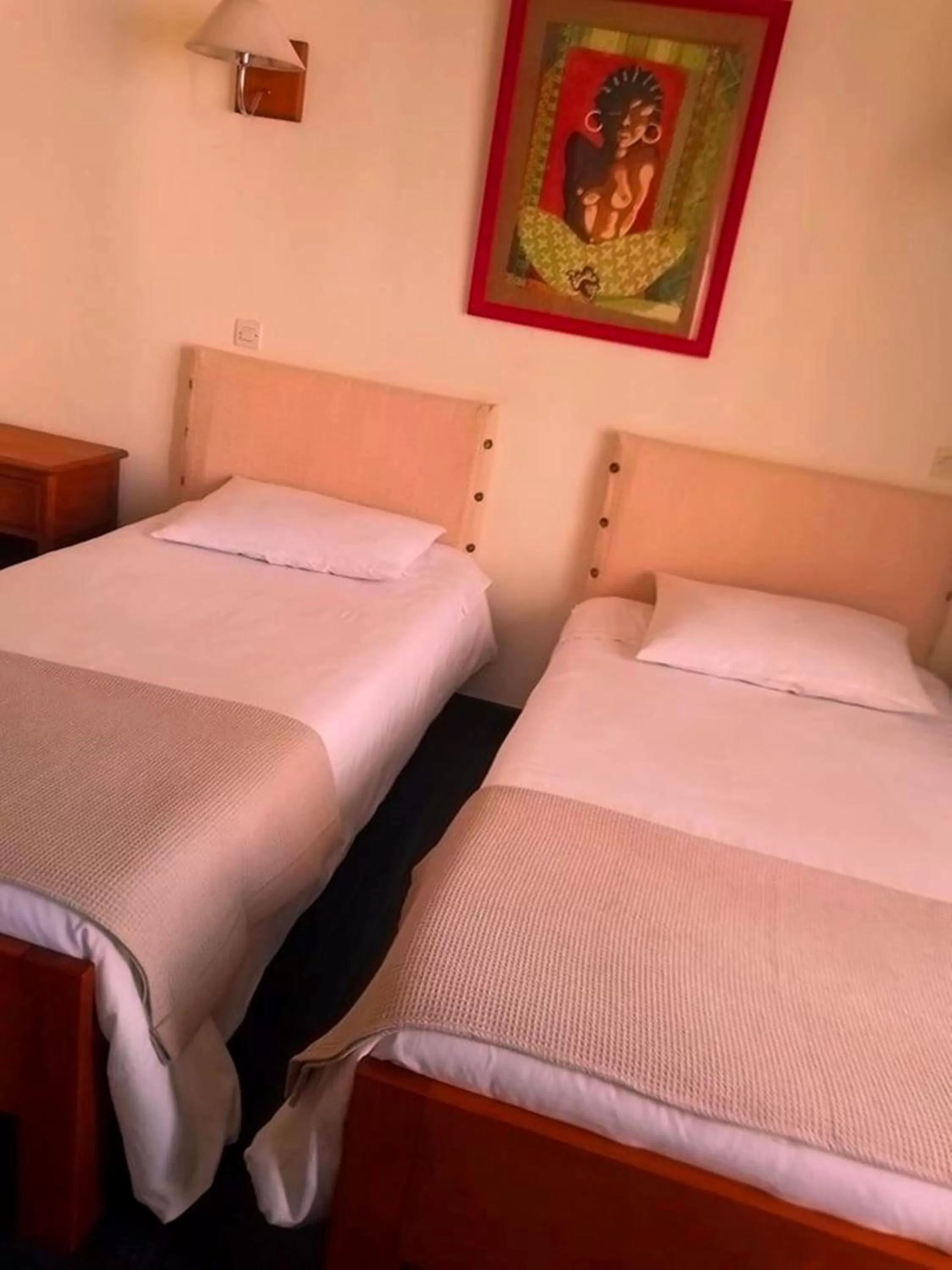 Bed in Hotel La Villette