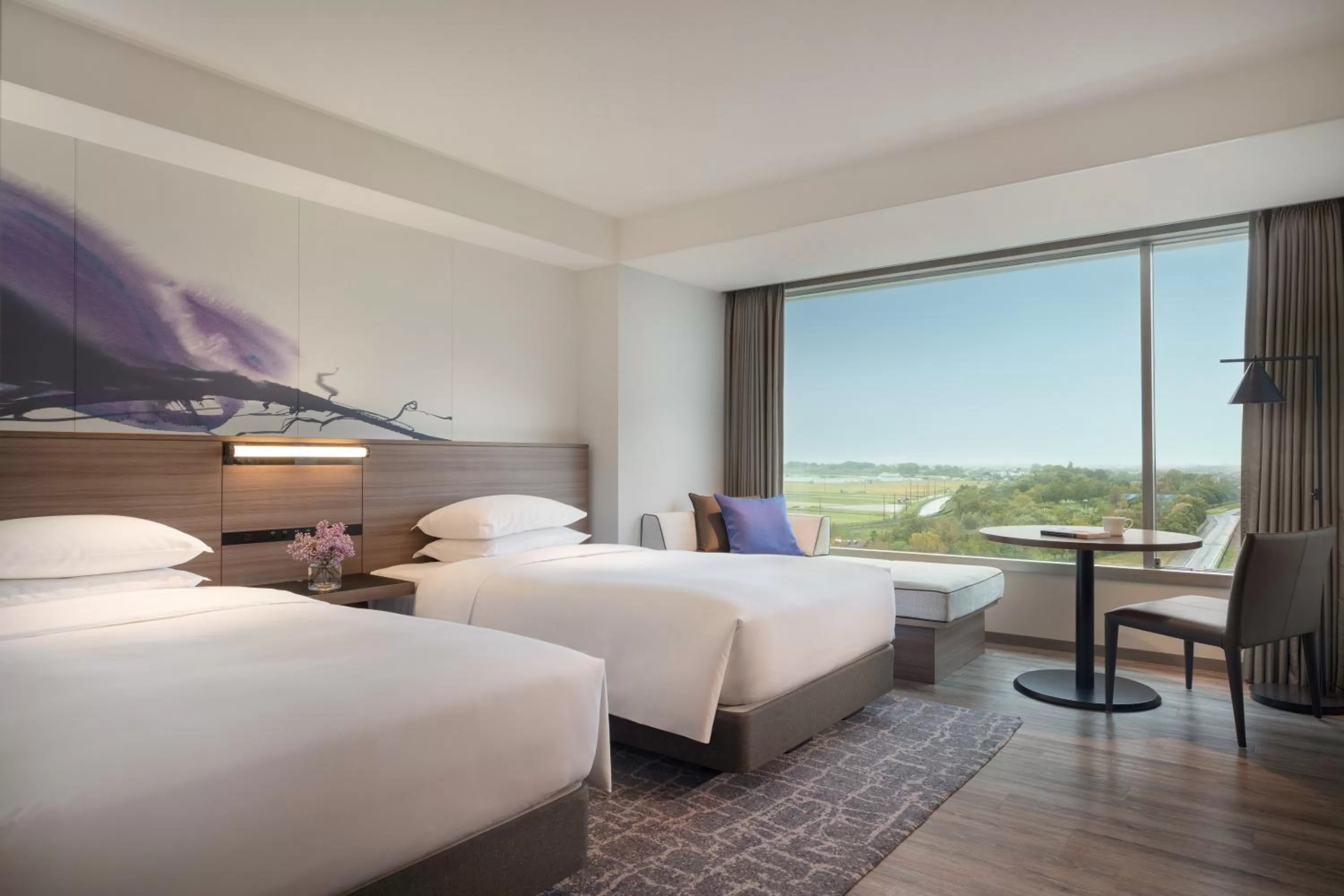 Photo of the whole room, Bed in Lake Biwa Marriott Hotel