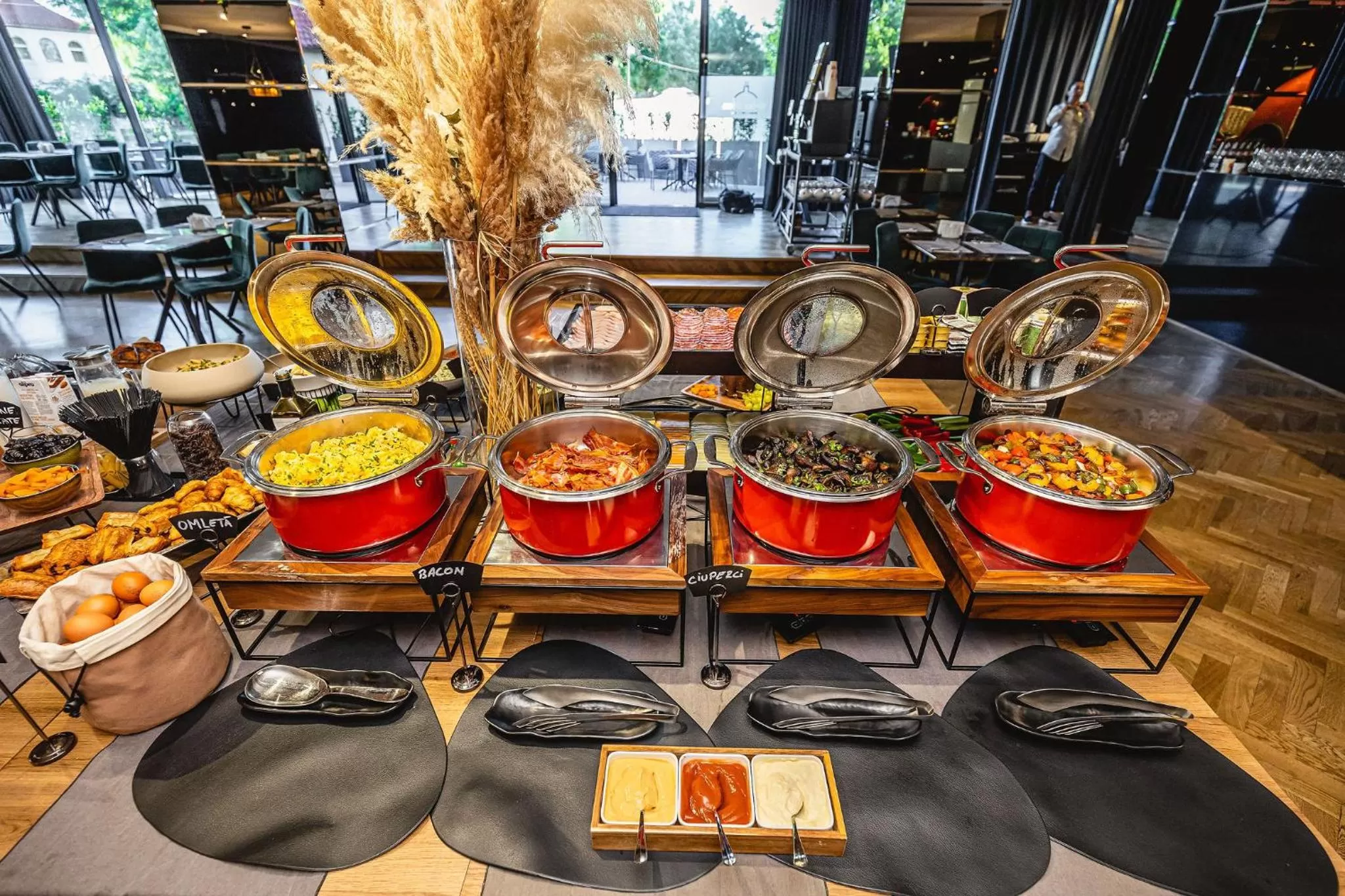 Buffet breakfast in Hermanns Hotel & Spa Sibiu