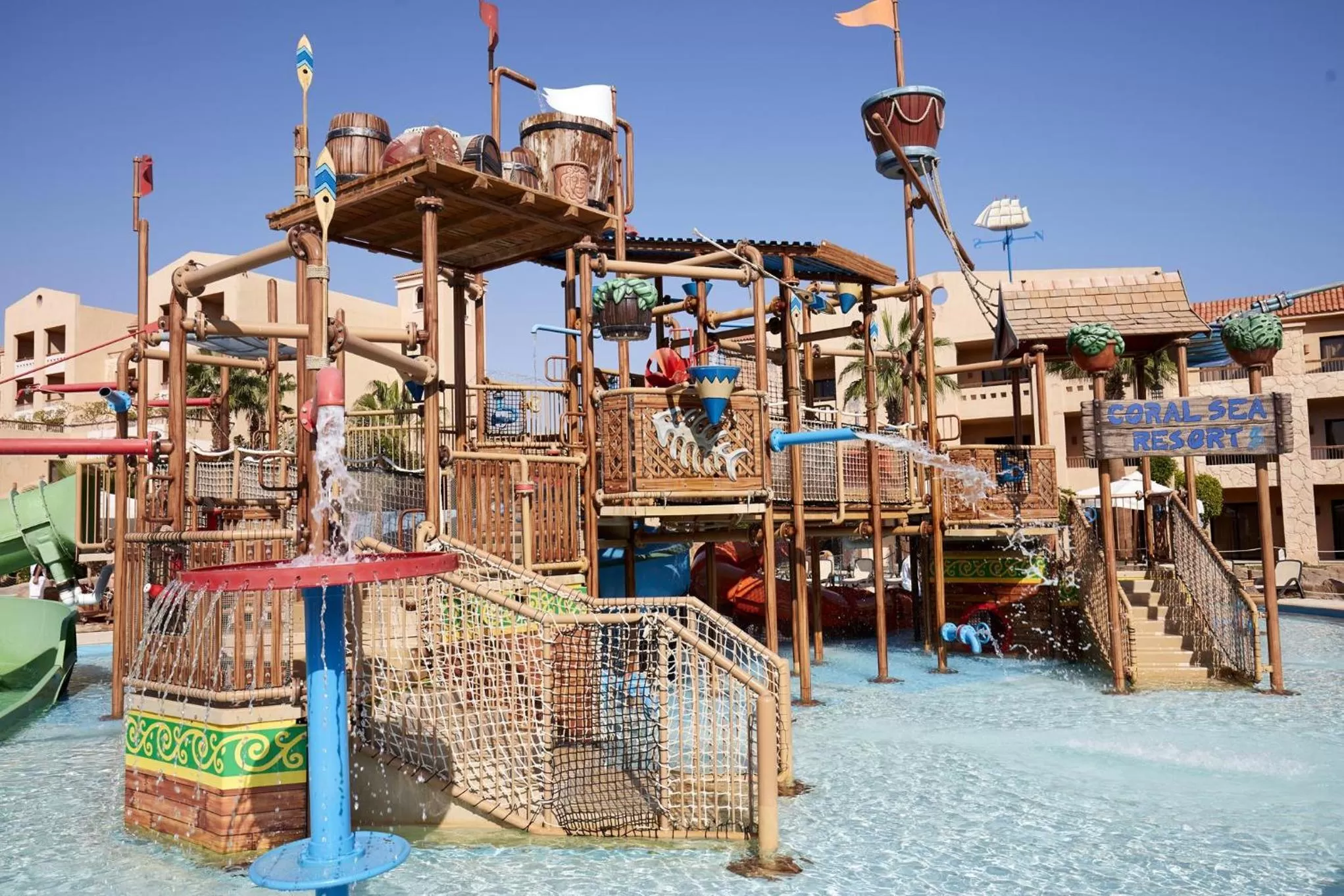 Children play ground in Coral Sea Holiday Resort & Aqua Park