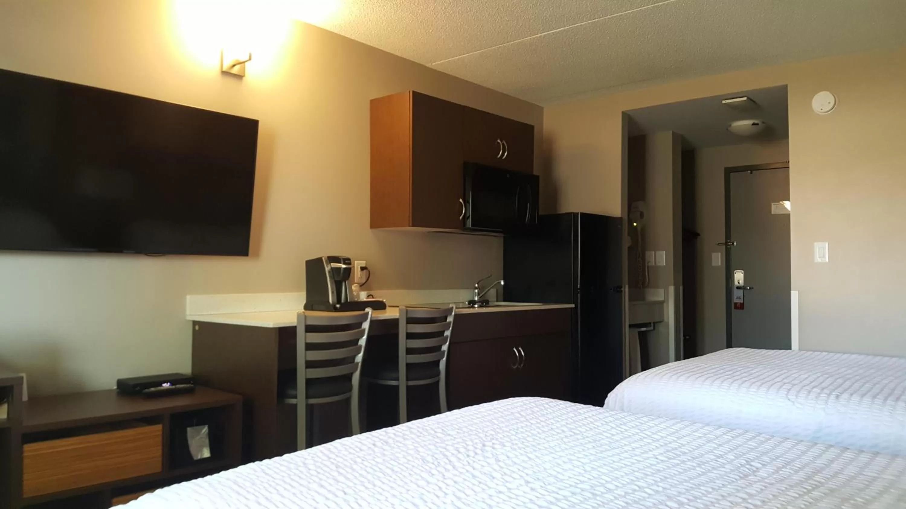 Bed in Super 8 by Wyndham Winnipeg West