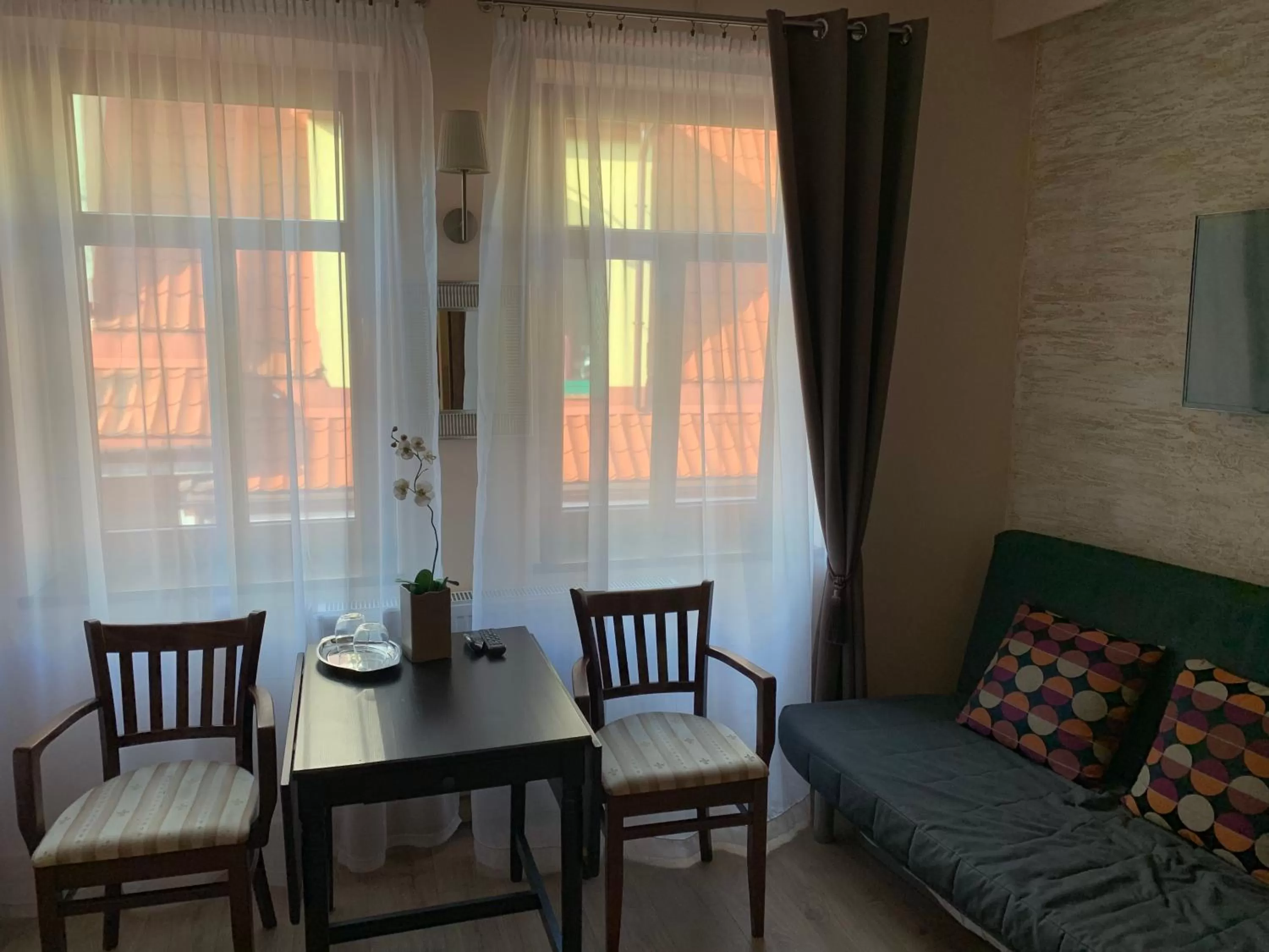 Seating area in GRONO Apartamenty