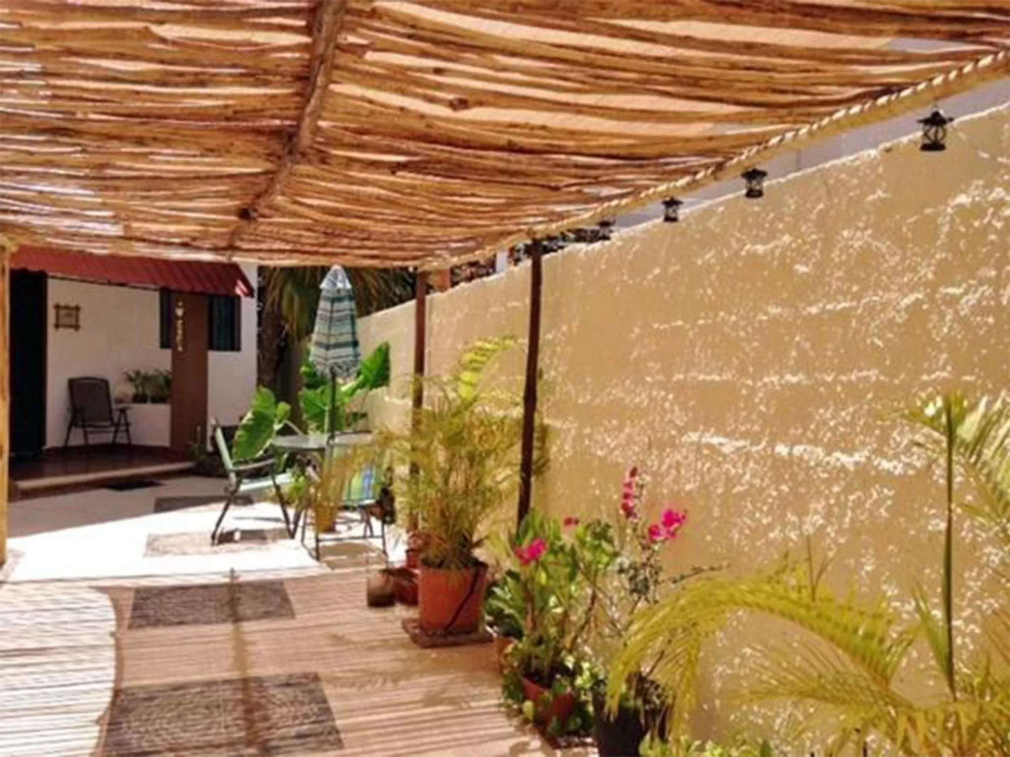 Patio in Los Caracoles Bed & Breakfast