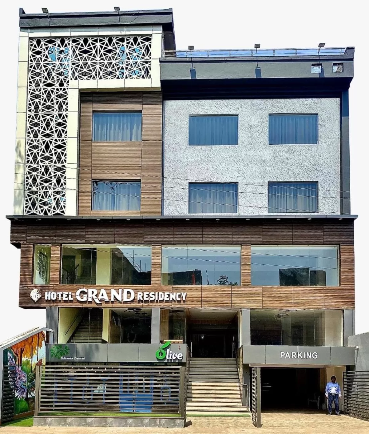 Facade/entrance in Hotel Grand Residency