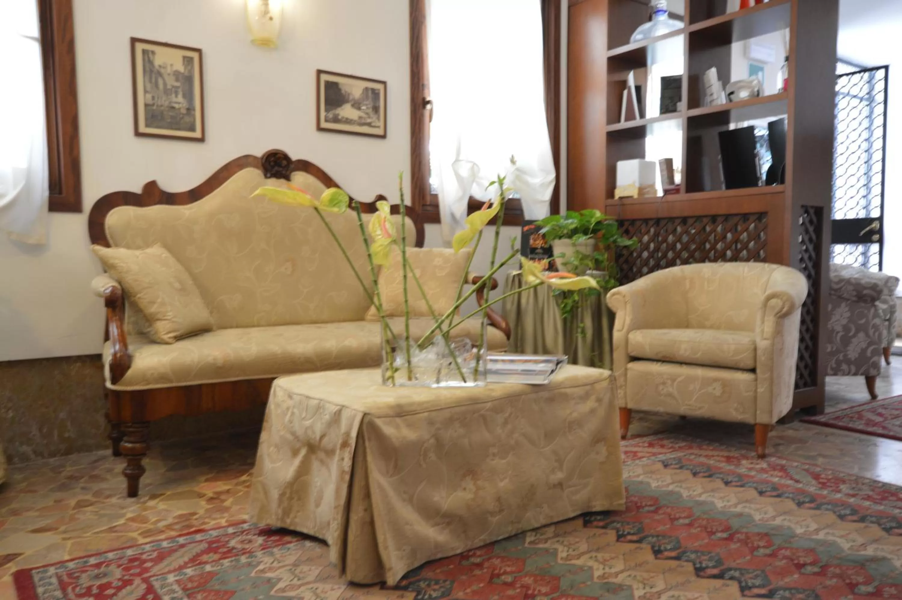 Living room in Albergo Marin