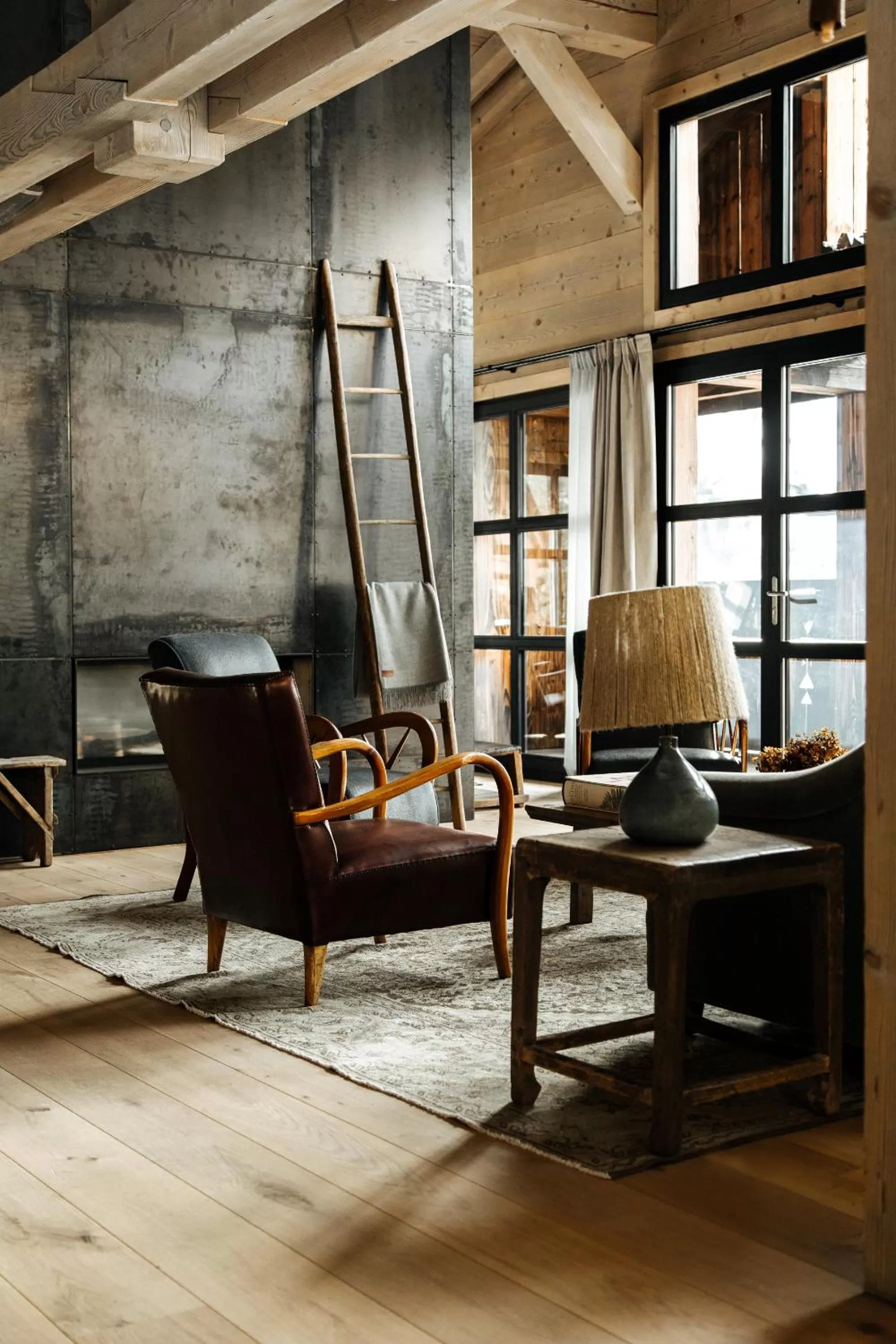 Living room in L'Alpaga, a Beaumier hotel