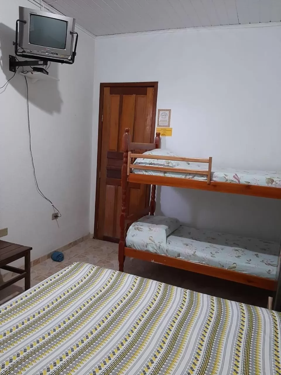 Bunk Bed in Pousada Canoas
