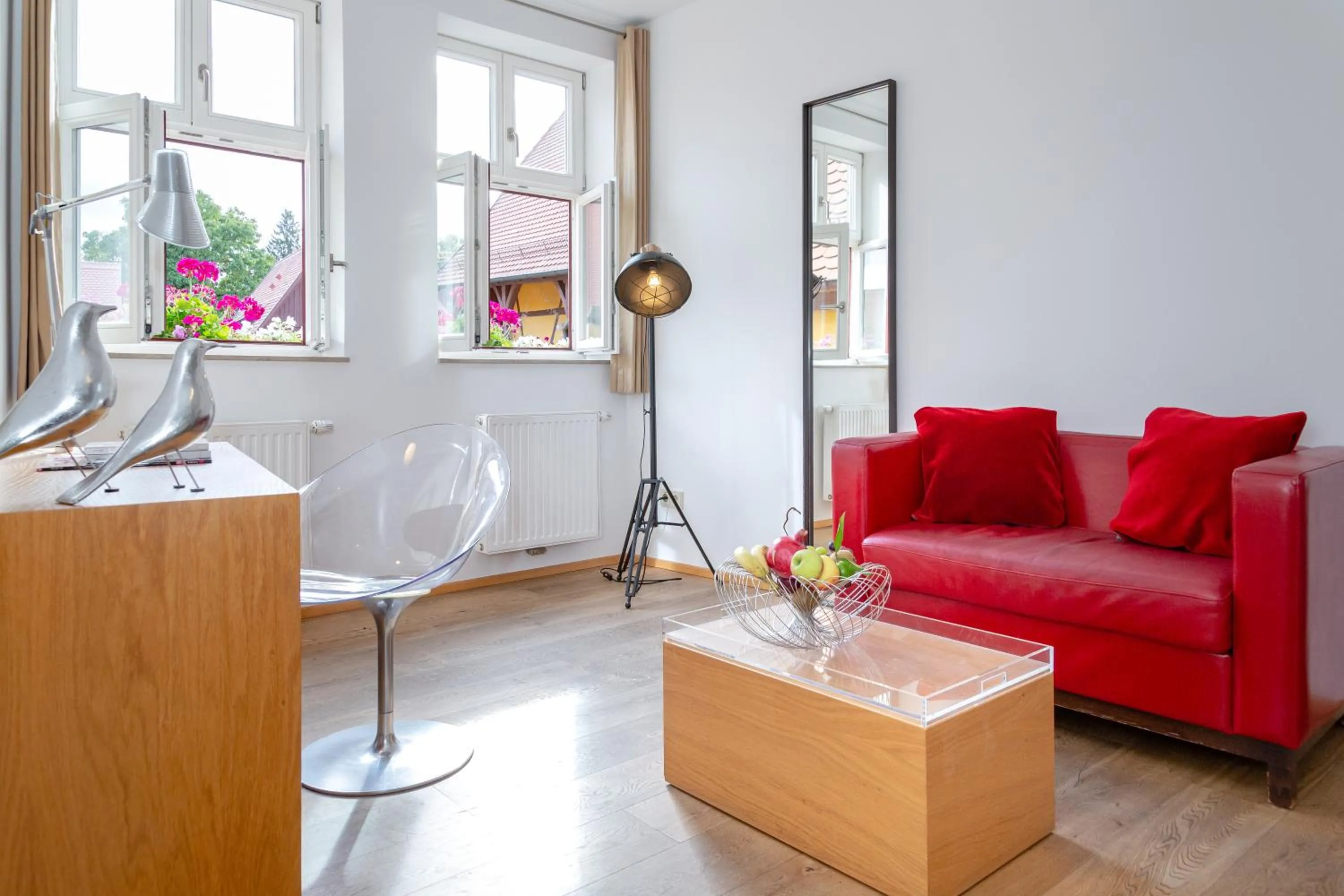 Seating area in hezelhof hotel