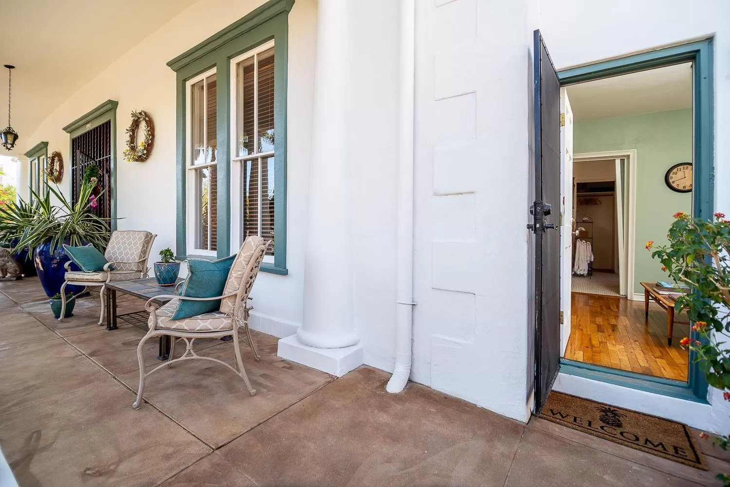 Patio in The Blenman Inn